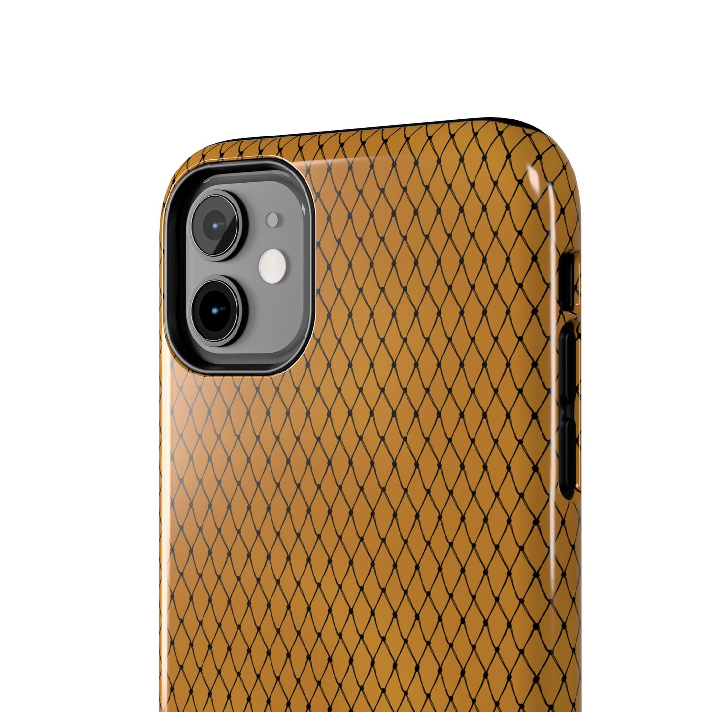Fishnet Gold Phone Case