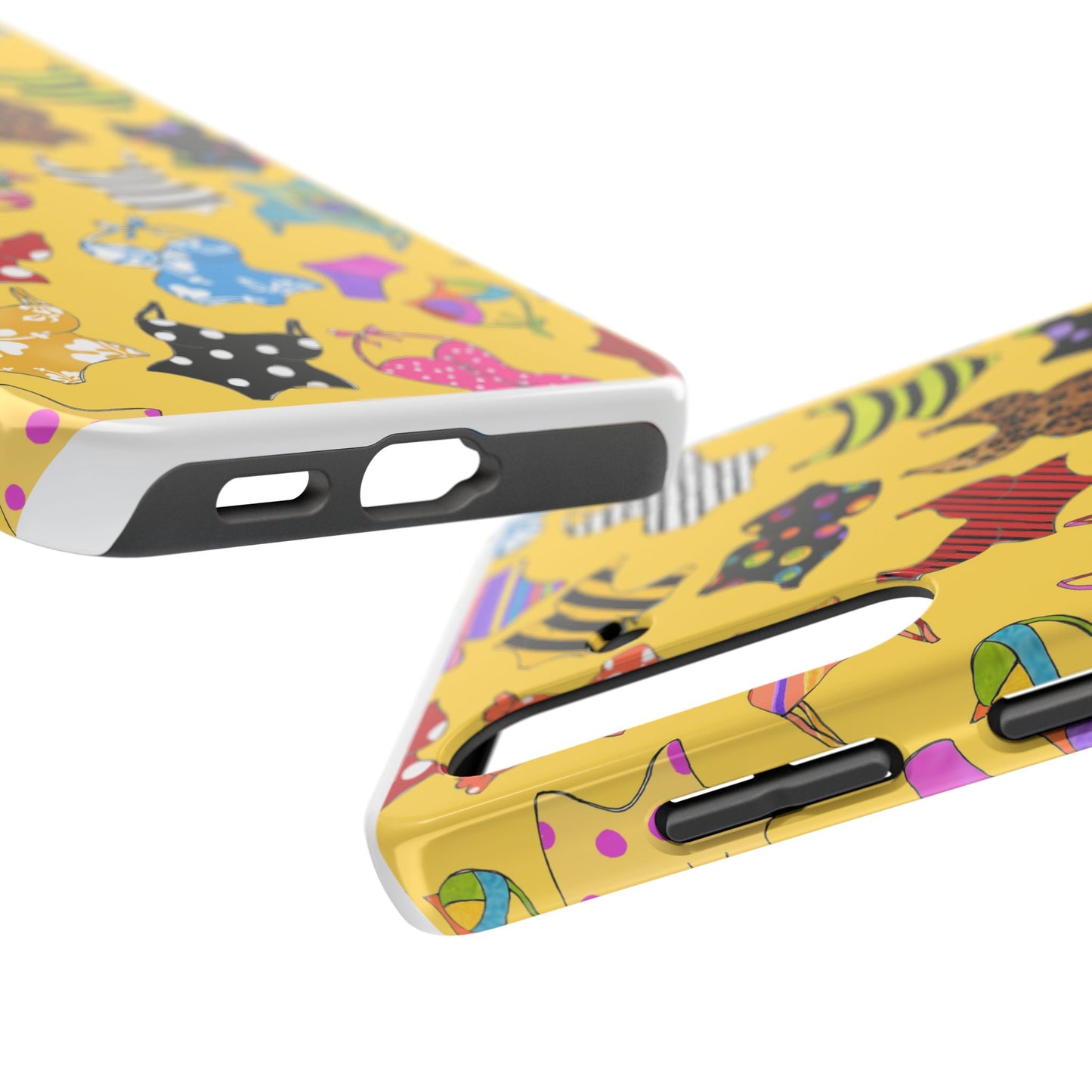 Assorted Suits Yellow Phone Case