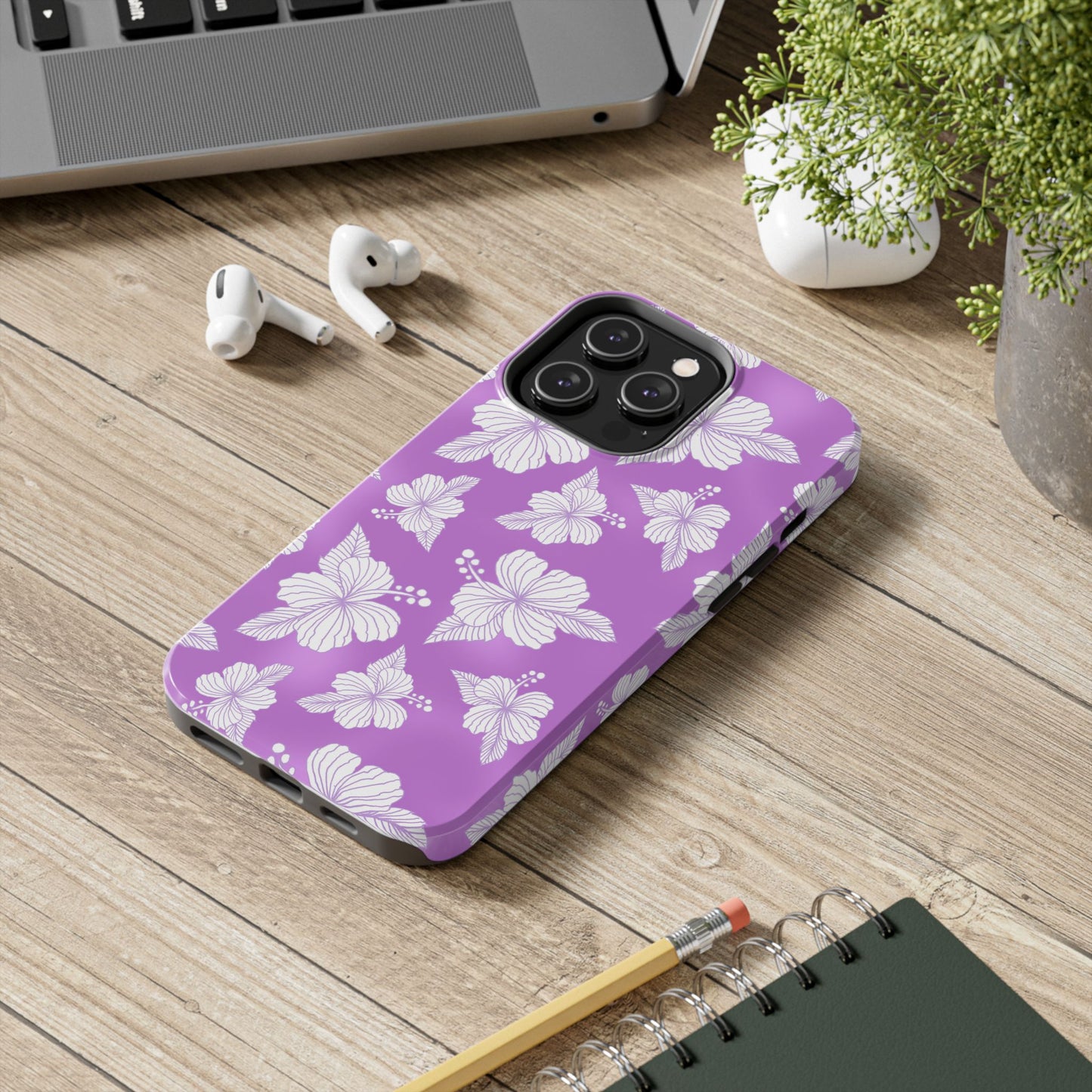 Hibiscus Lilac Phone Case