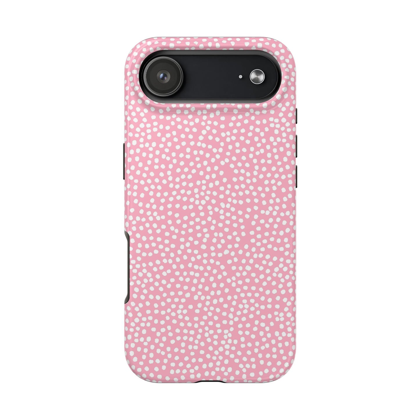 Bitty Dots Pink / White Phone Case
