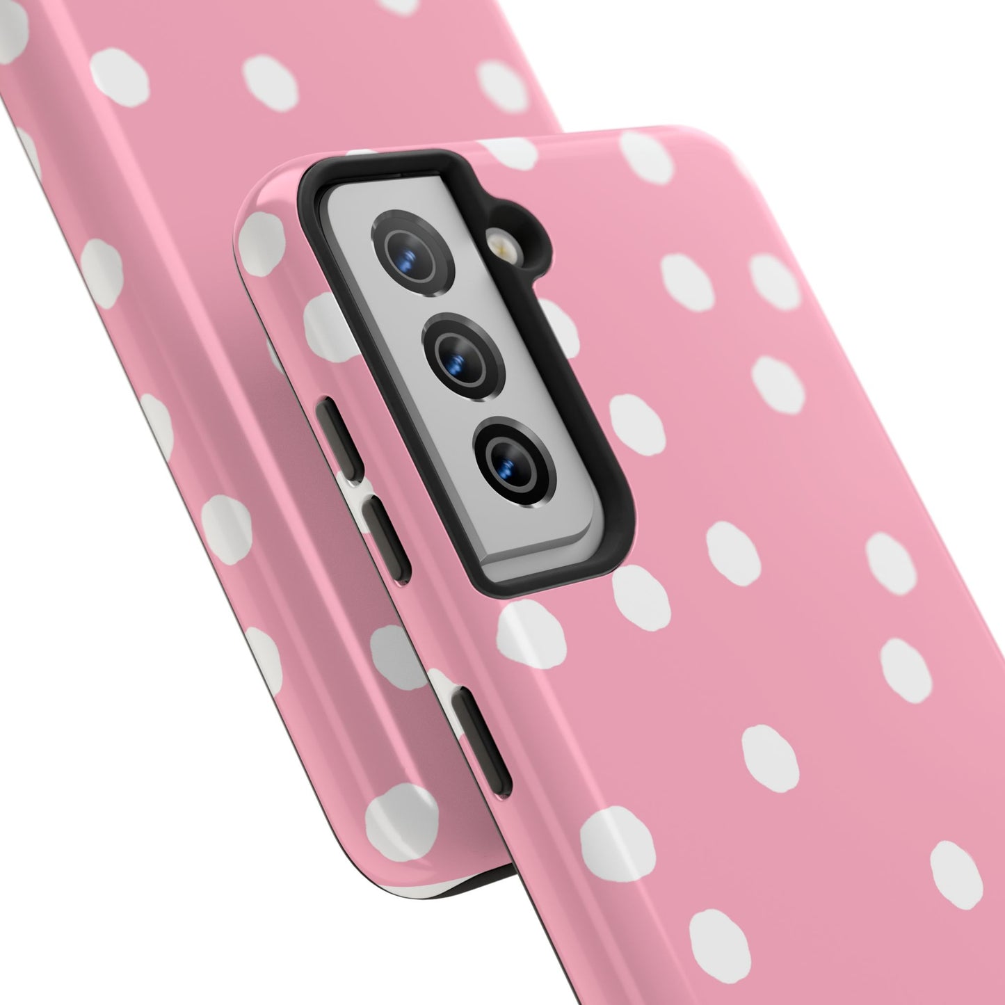 Jumbo Dots Pink / White Phone Case