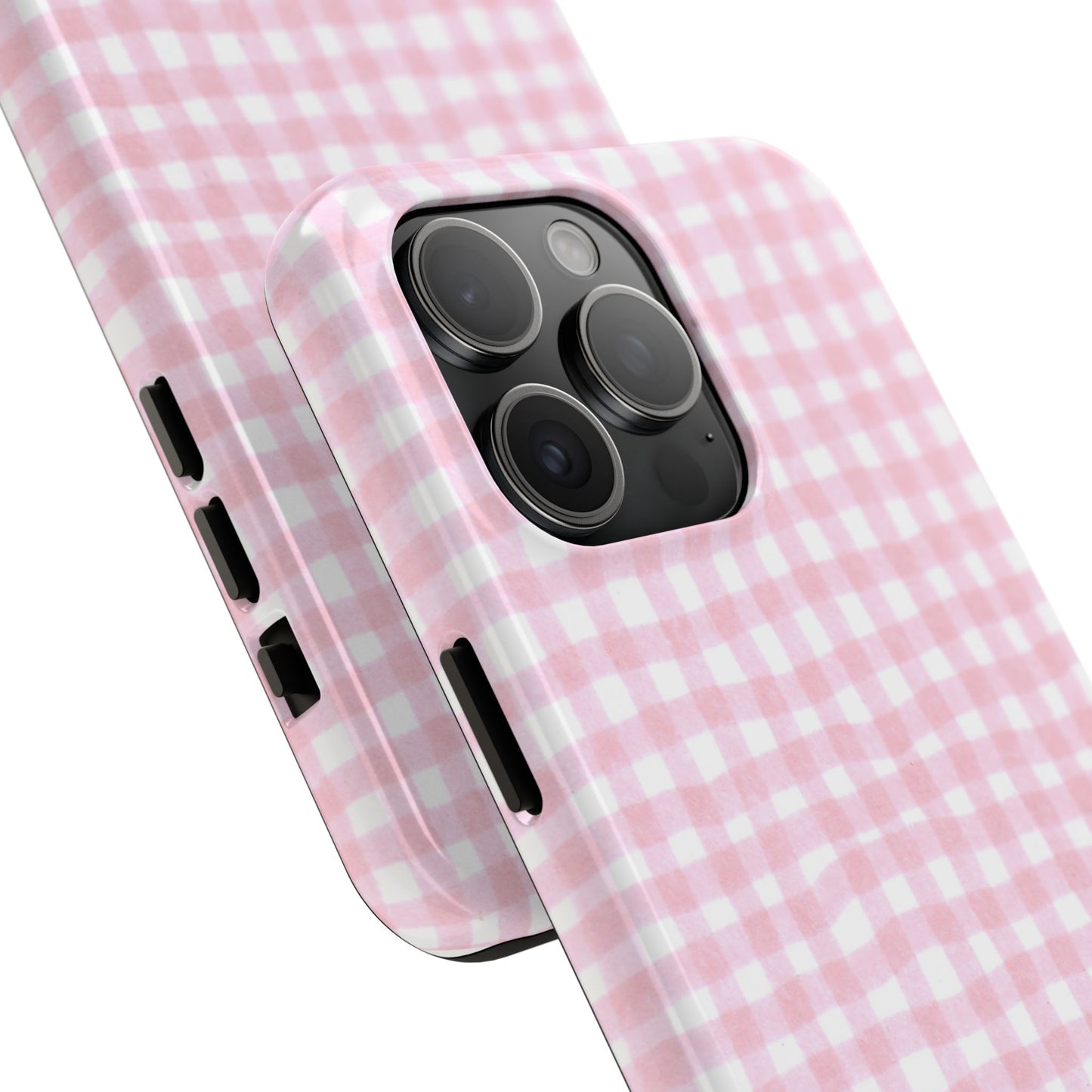 Wonky Chipper Check Pink Phone Case