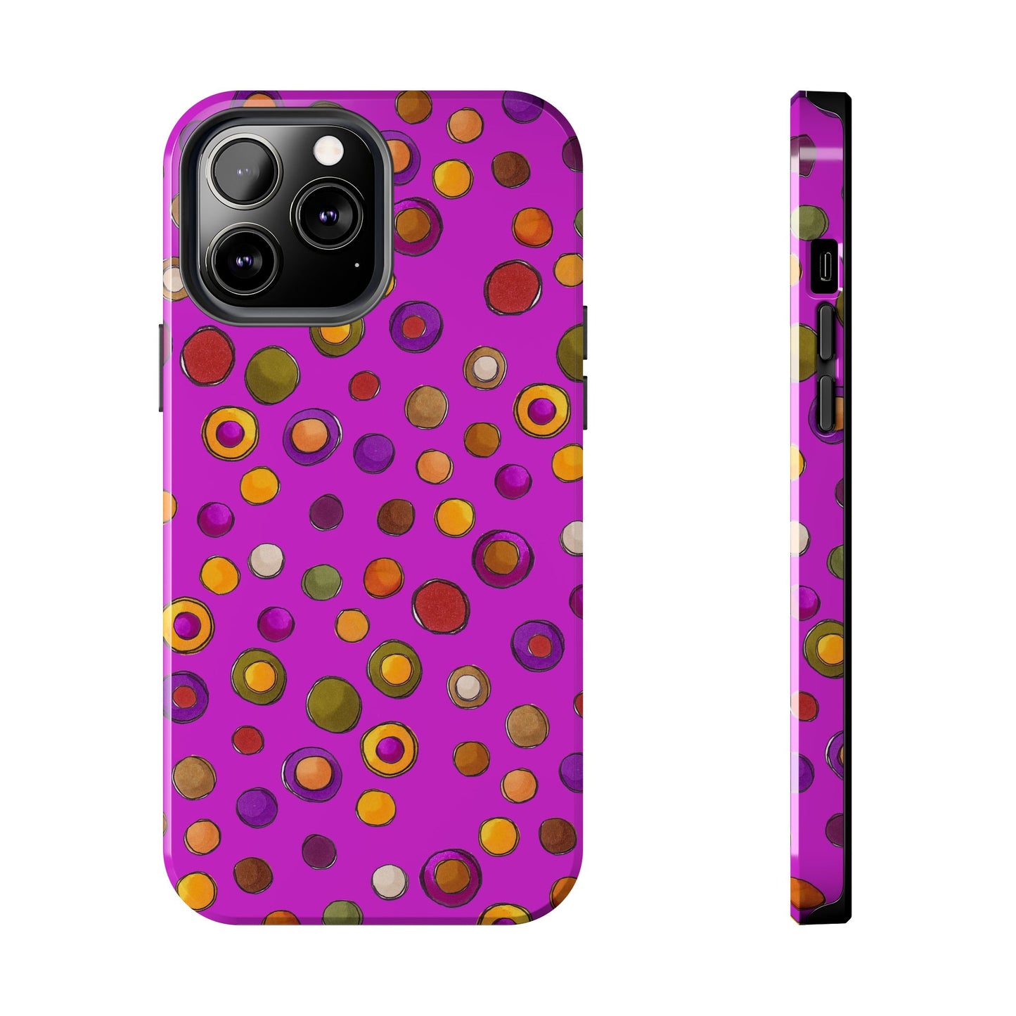 Double Dot Fuchsia Phone Case