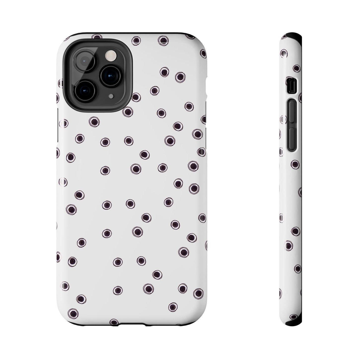 Halo Dots White Phone Case