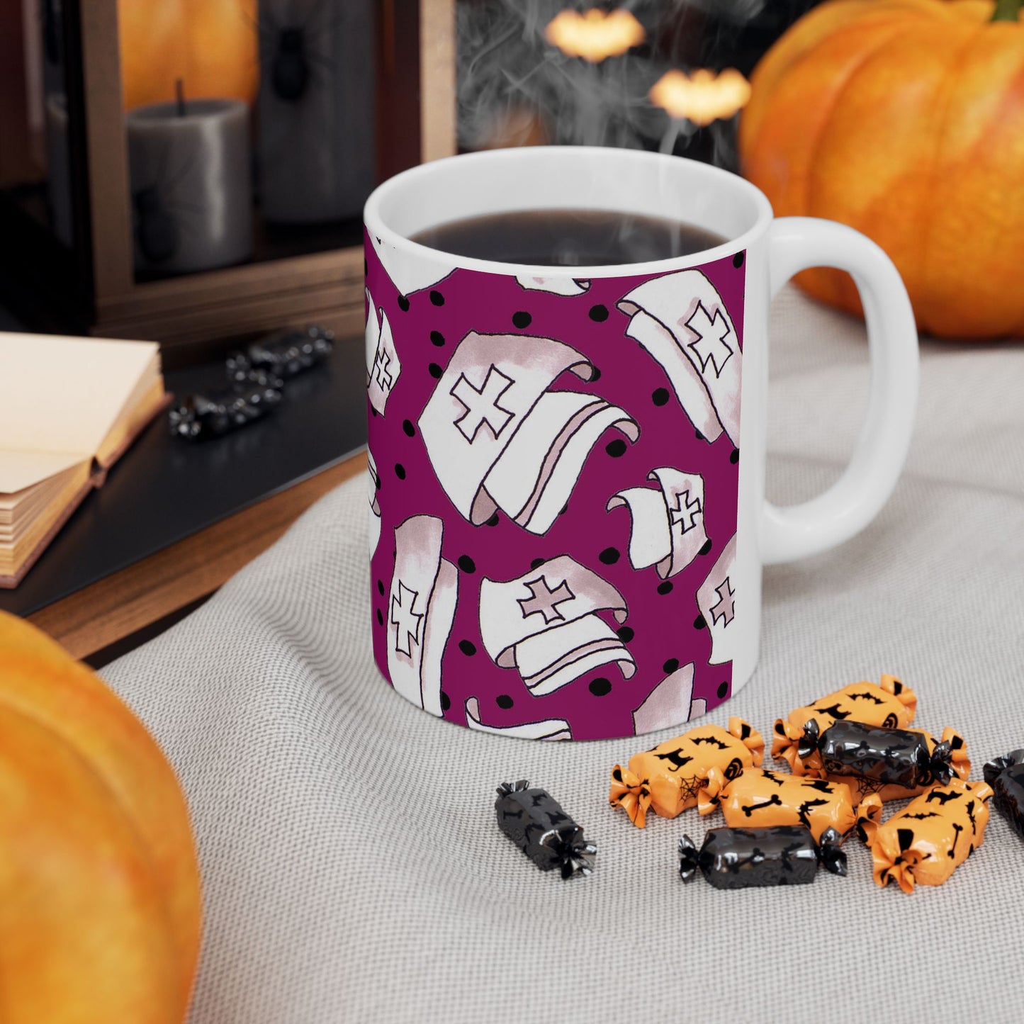 Med Hats Burgundy / Black Cup