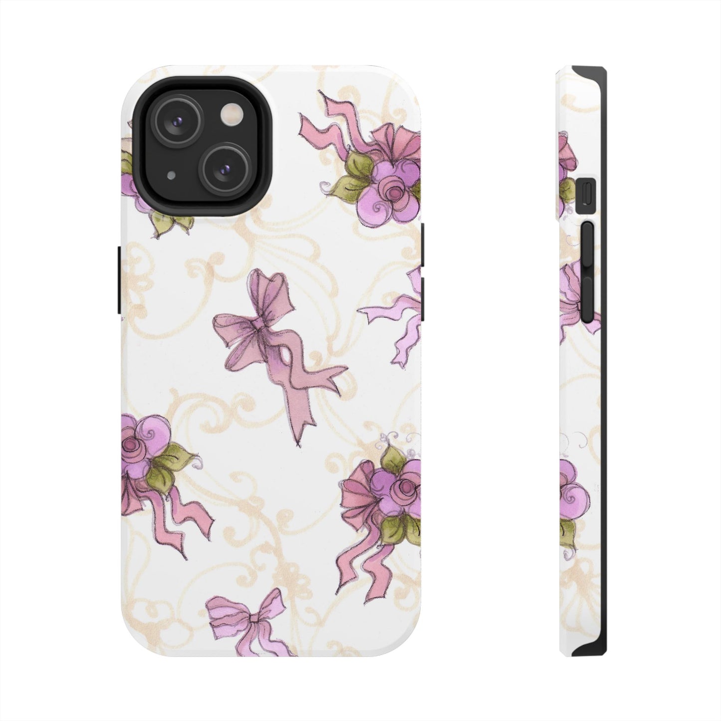 Flower Model Bow Flowers Phone Case