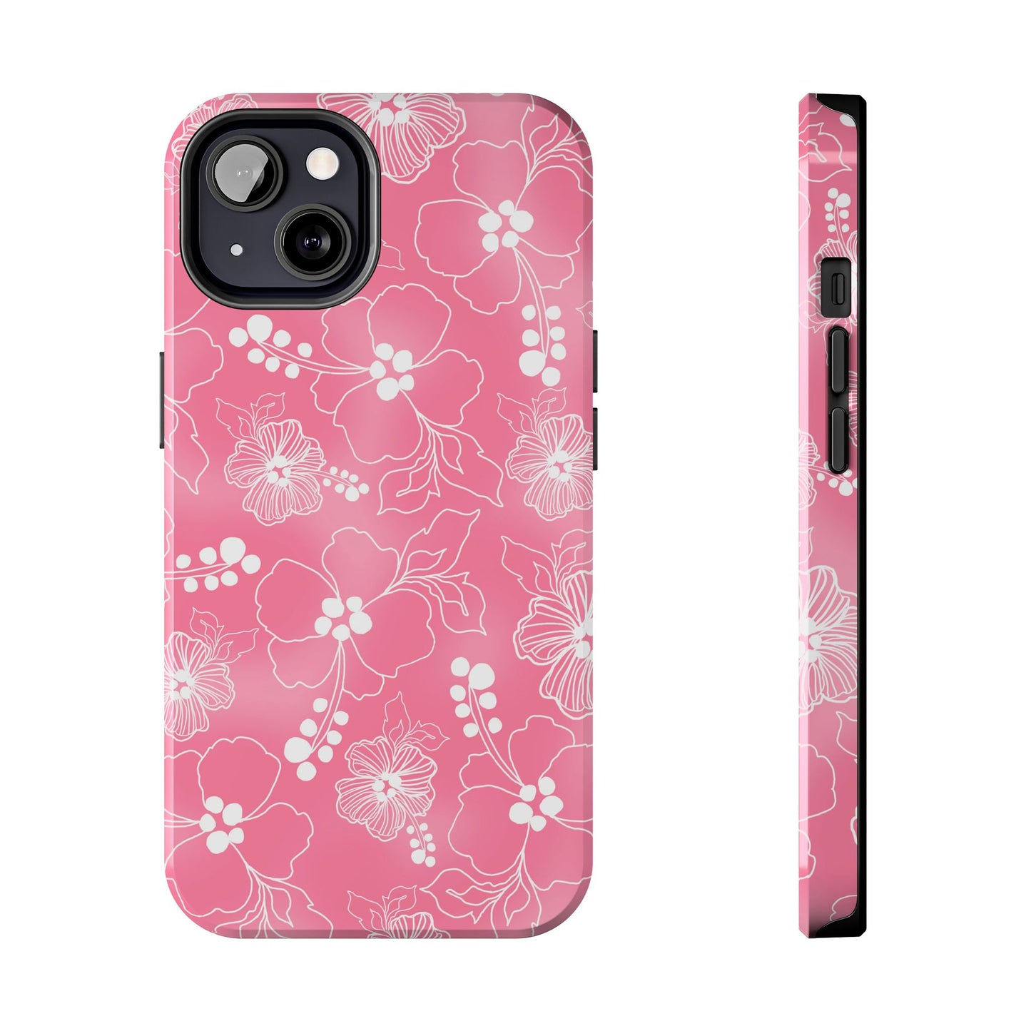 Lacey Hibiscus Pink Phone Case