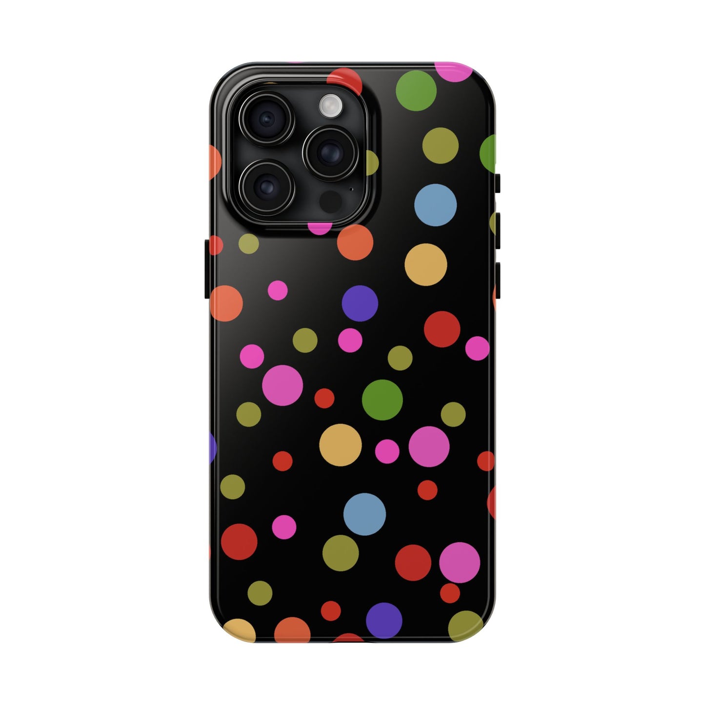 Dot Assortment Black Phone Case