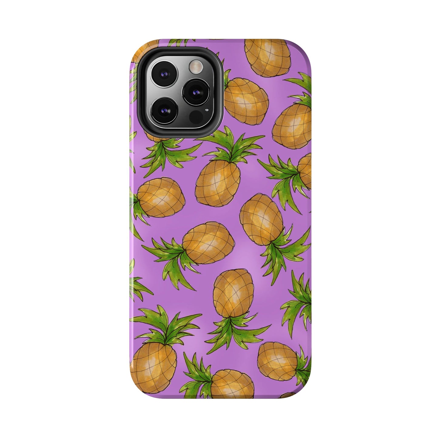 Pineapple Toss Lilac Phone Case
