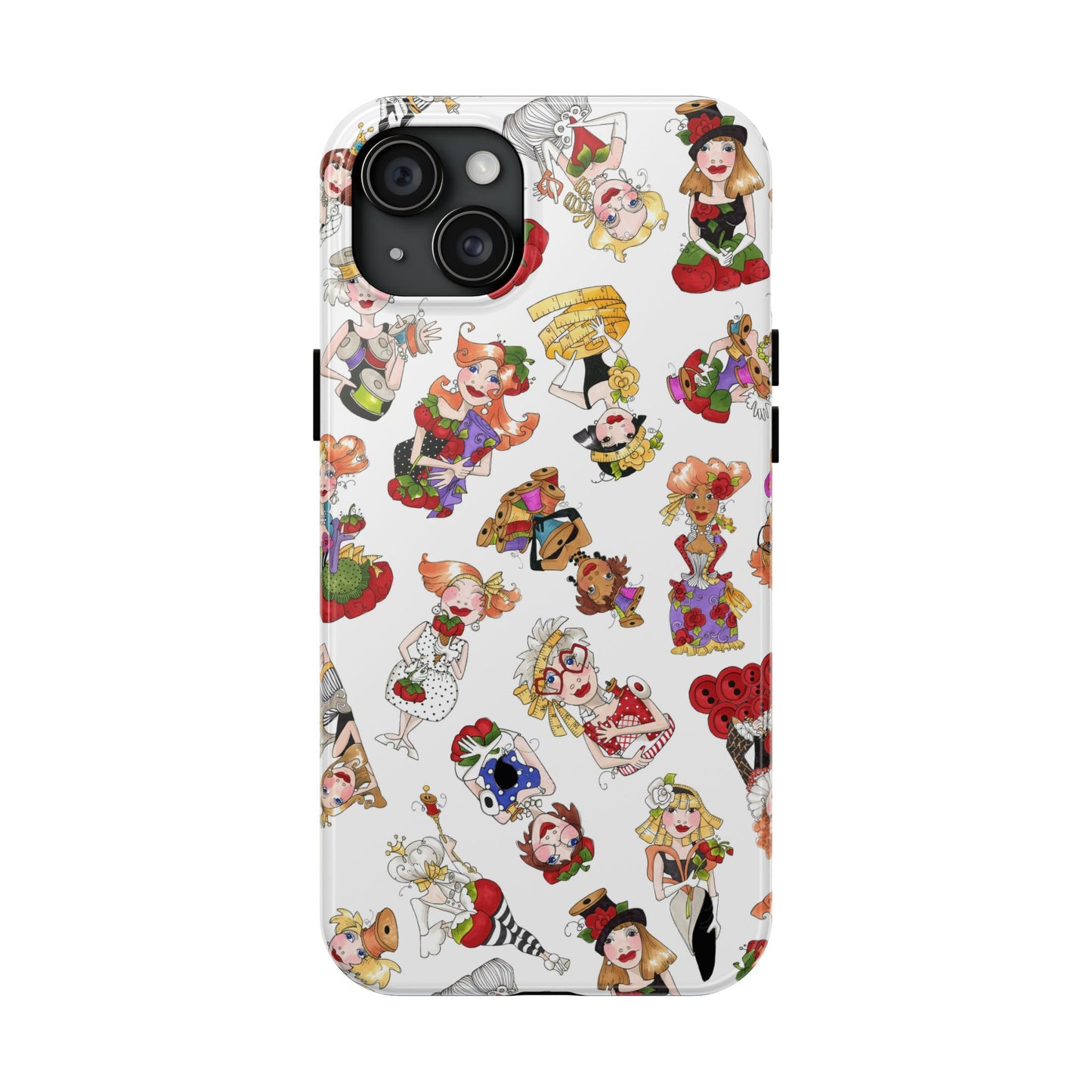 Curious Toss White Phone Case