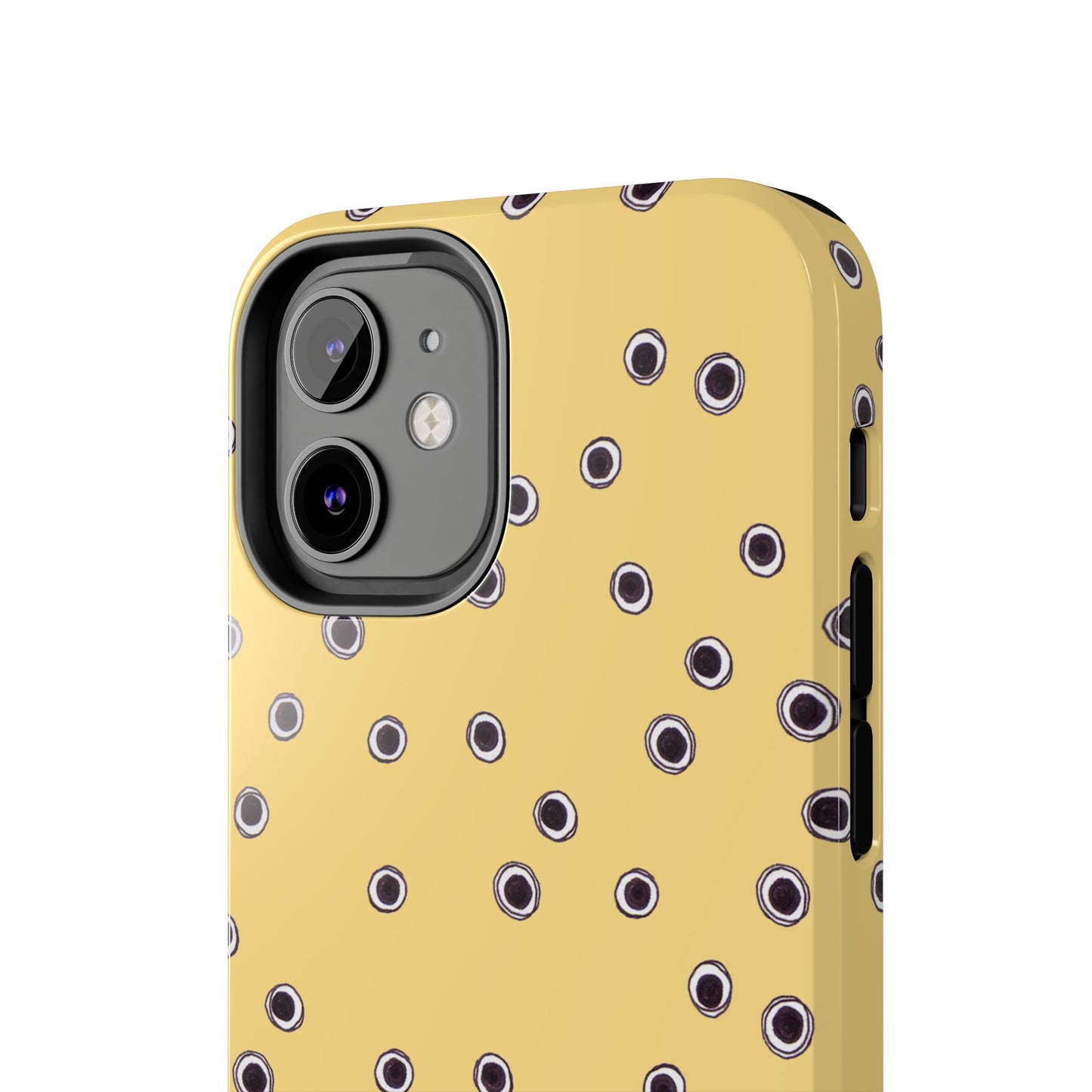 Halo Dots Yellow Phone Case