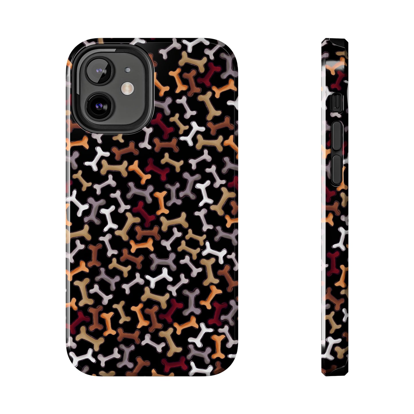 Dog Bones Black Phone Case