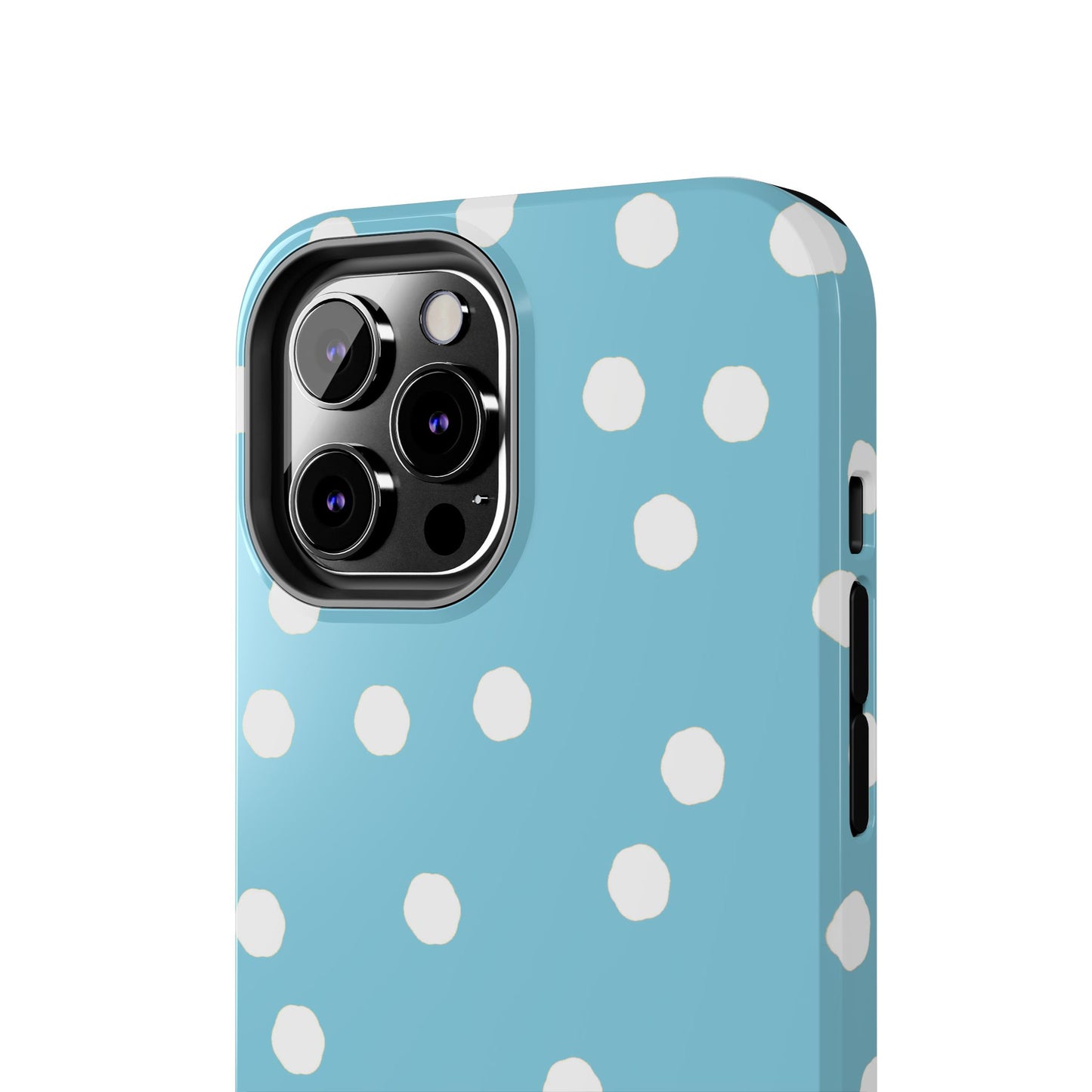 Jumbo Dots Turquoise / White Phone Case