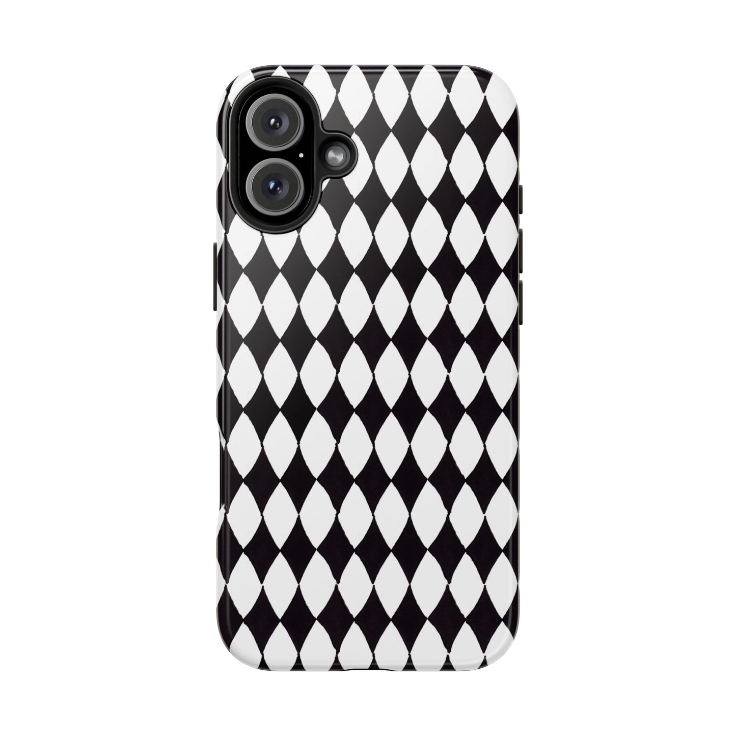 Diamond White / Black Phone Case