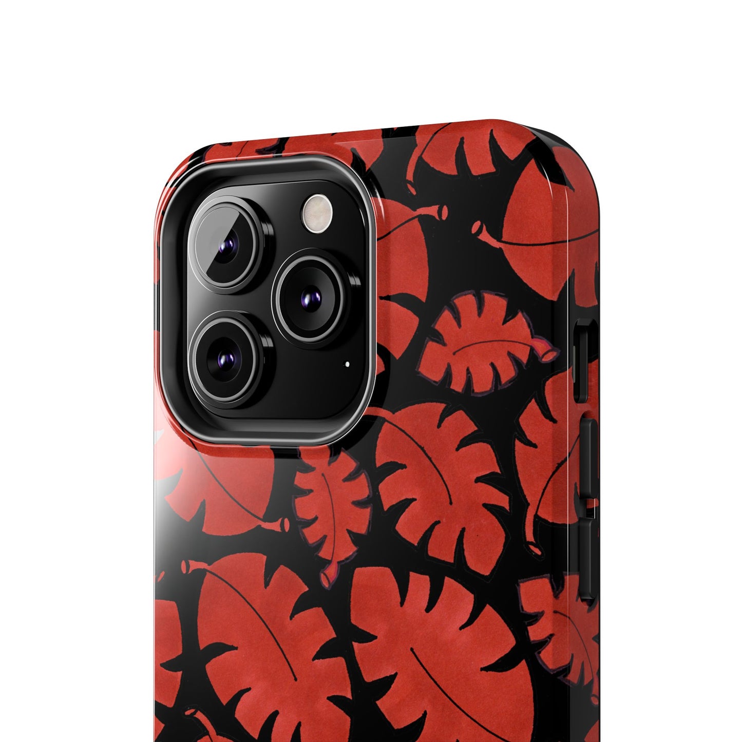 Red Bananas Black Phone Case