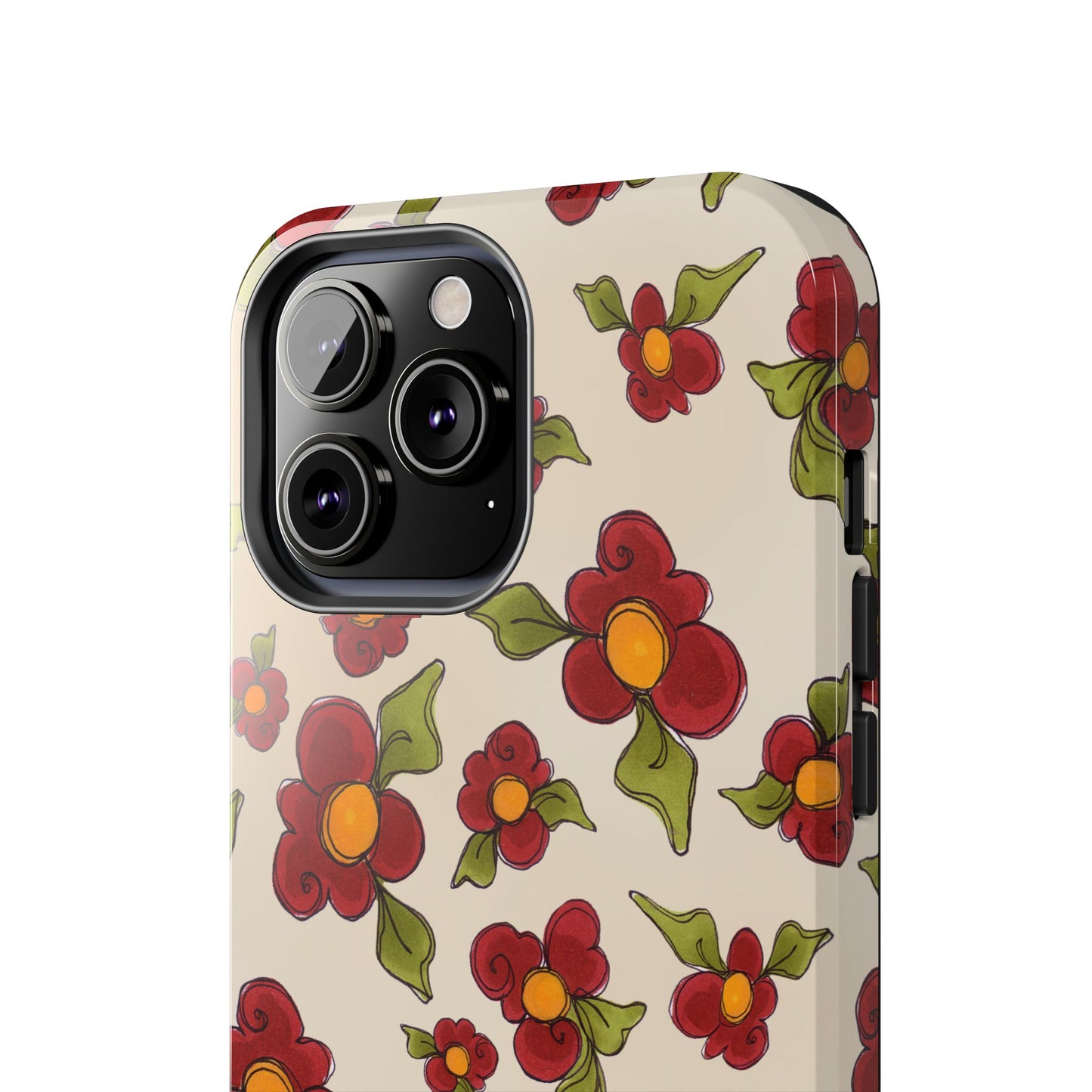 Chili Pepper Daisies Phone Case