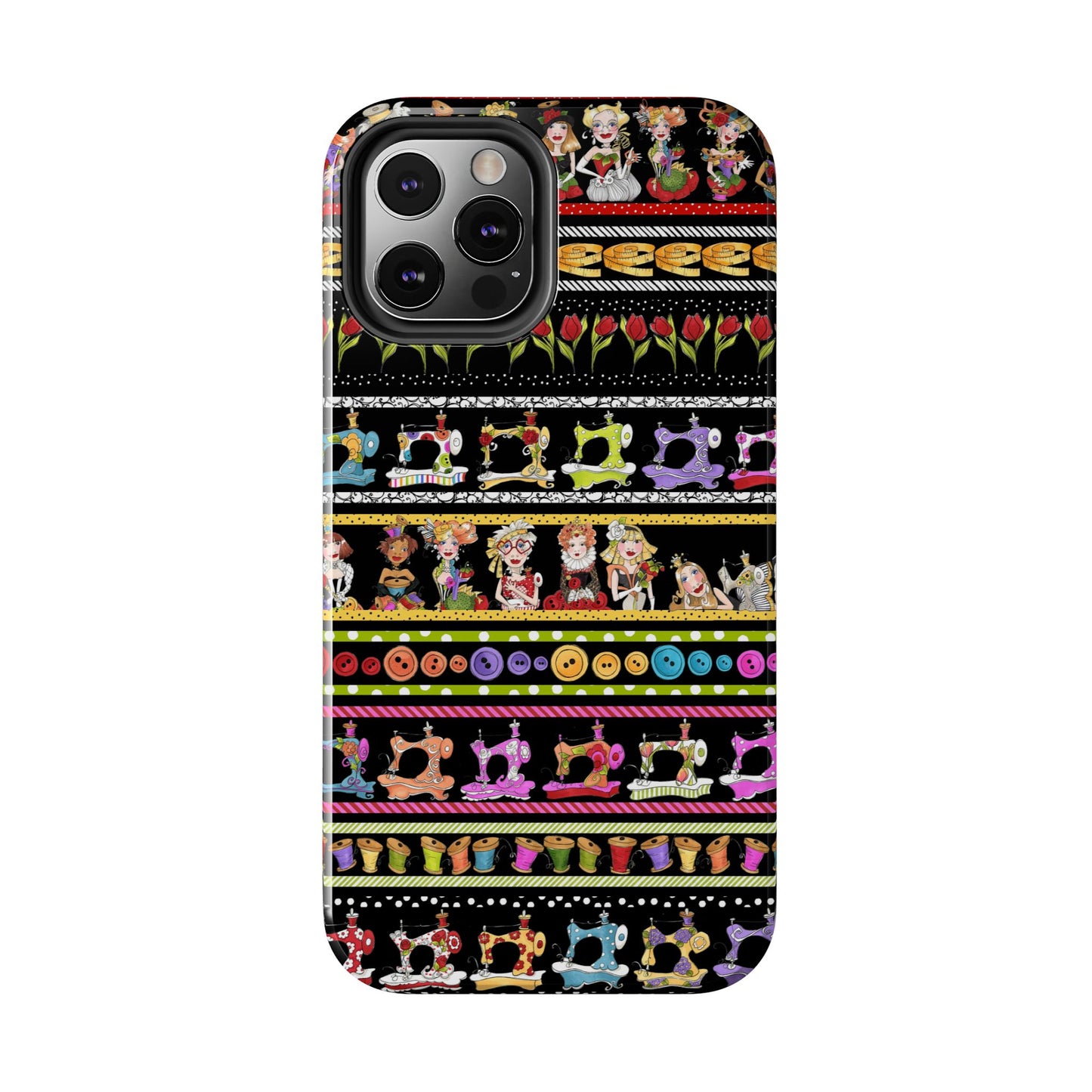 Curious Border Black Phone Case