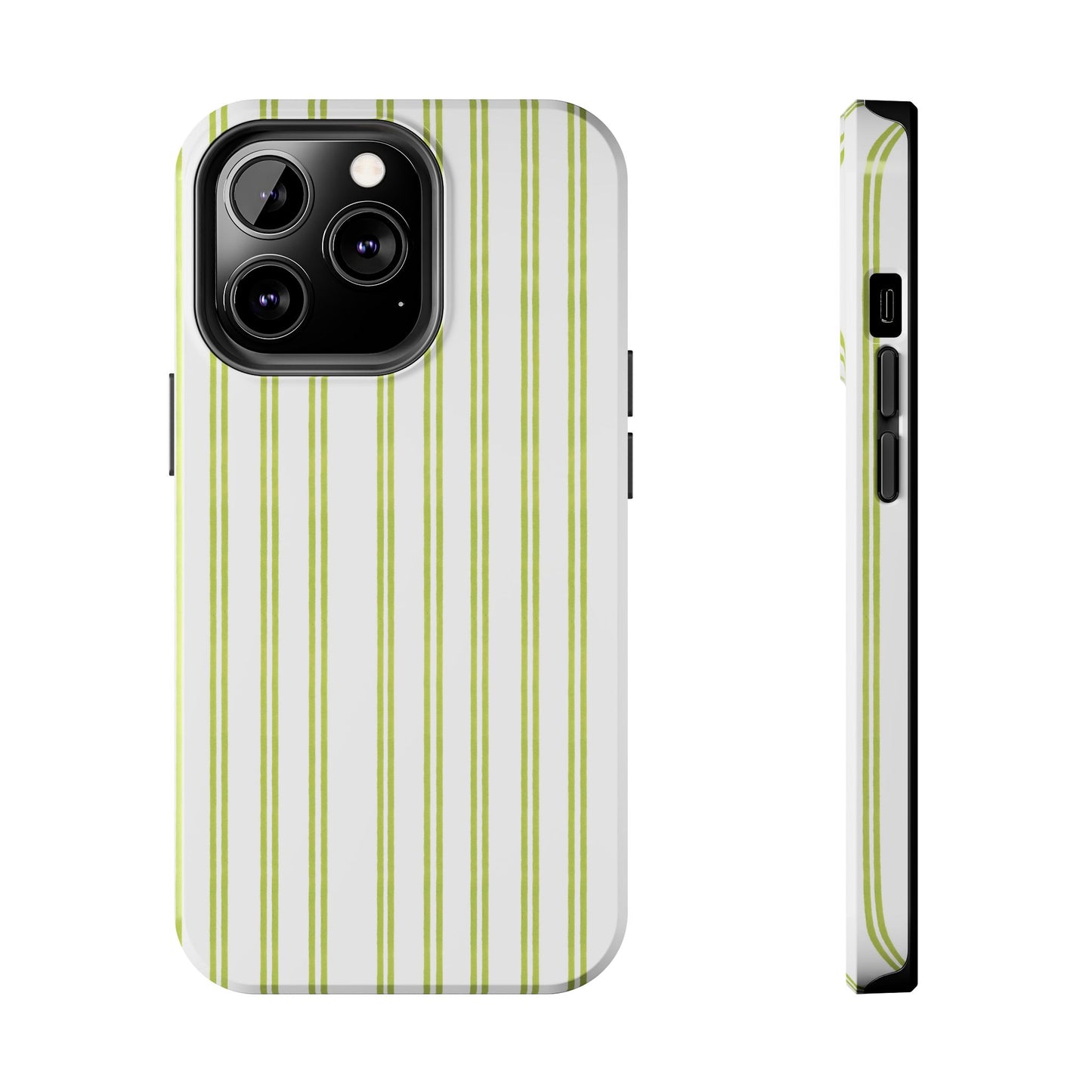 Green Double Stripe Phone Case