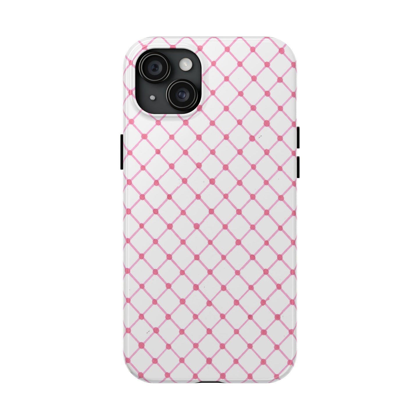 Cyclone Fence White / Pink Phone Case