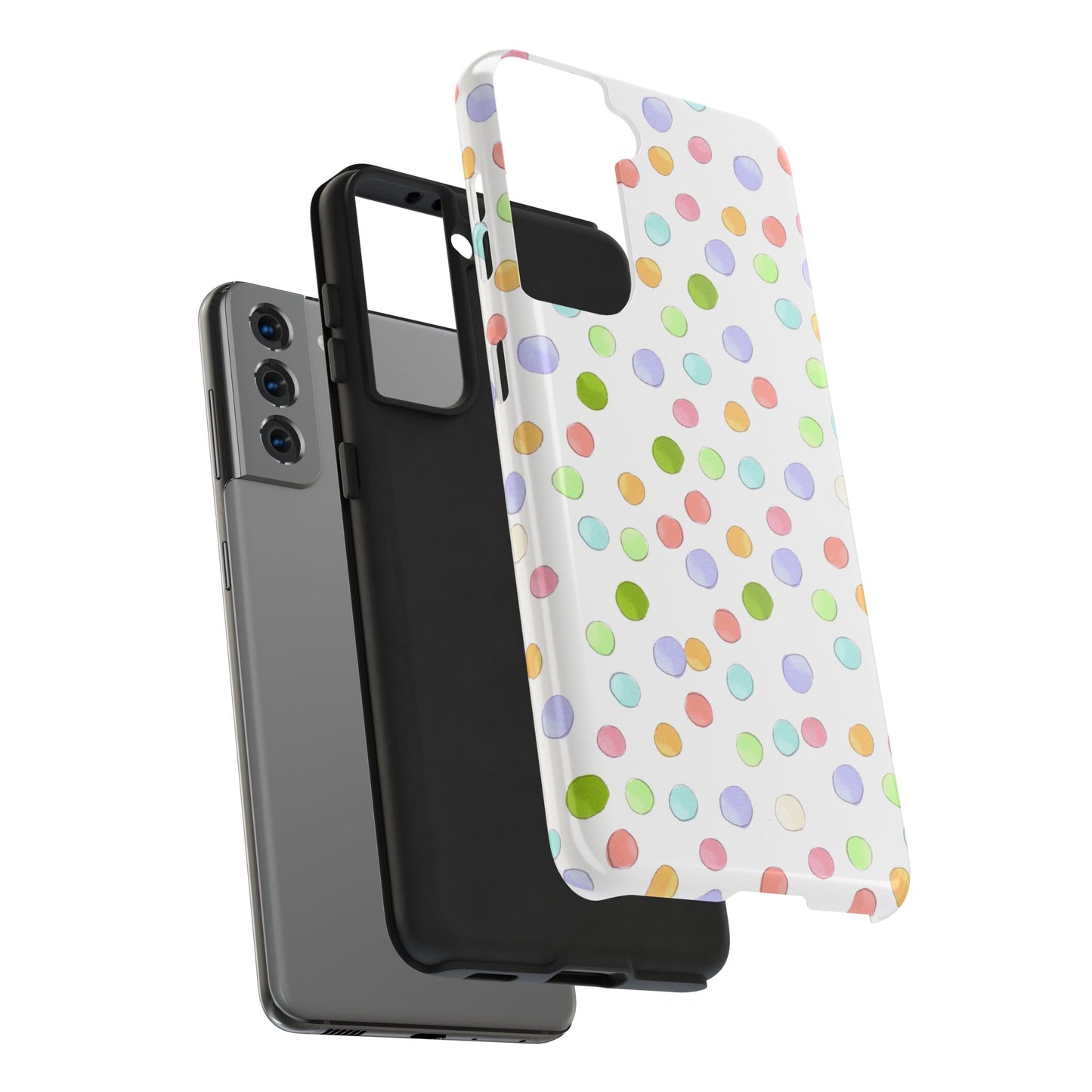 Happy Dots White Phone Case
