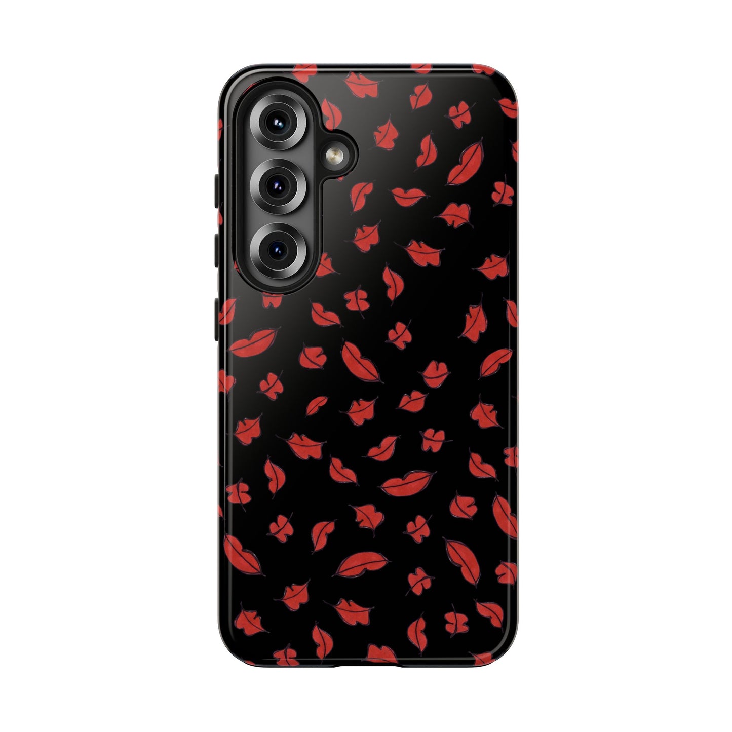Autumn Lips Black Phone Case