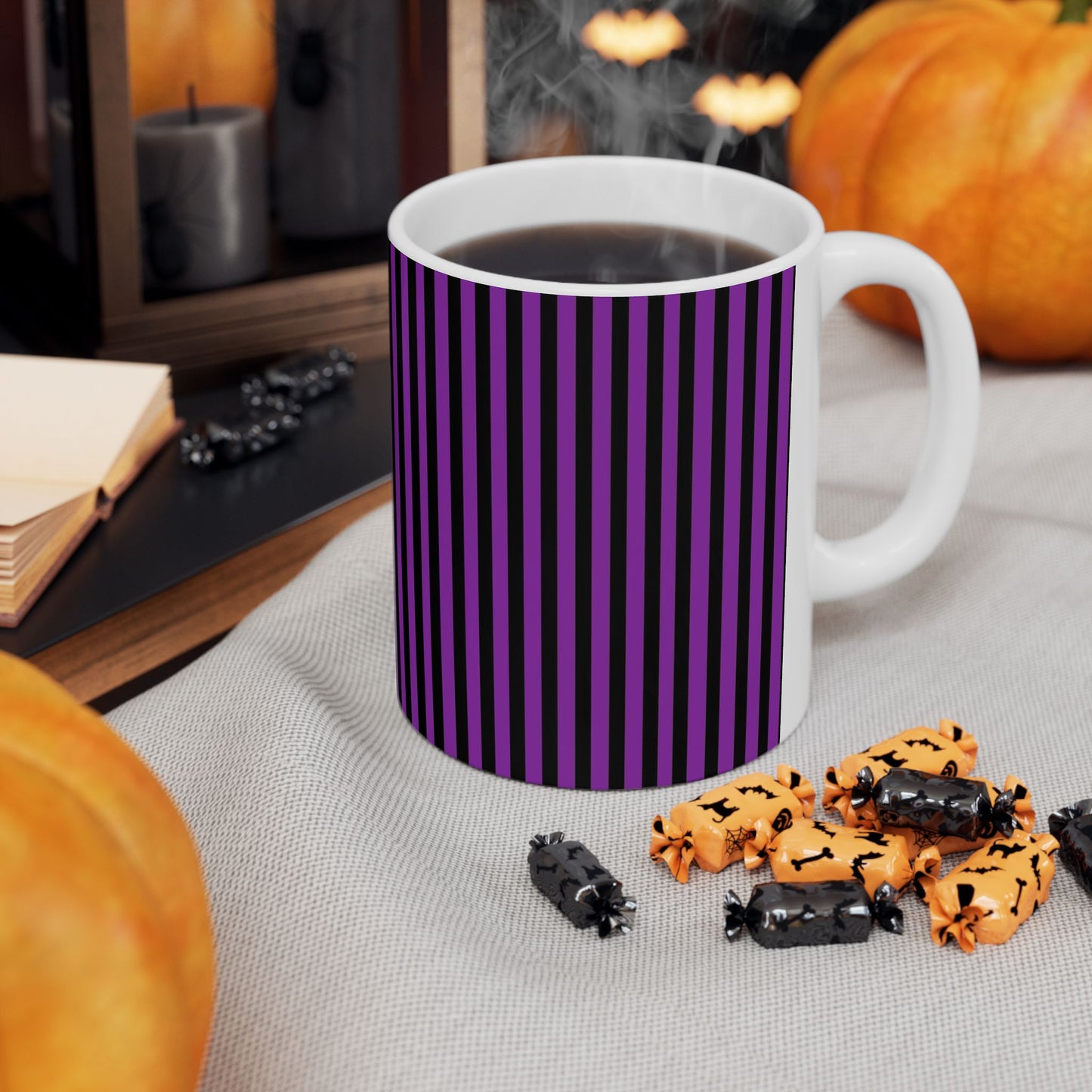 Stripe Purple / Black Cup