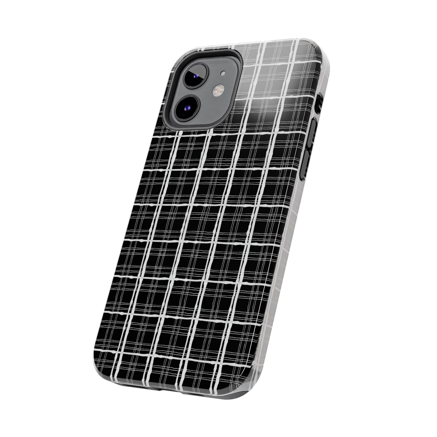 Sophistiplaid Black / White Phone Case