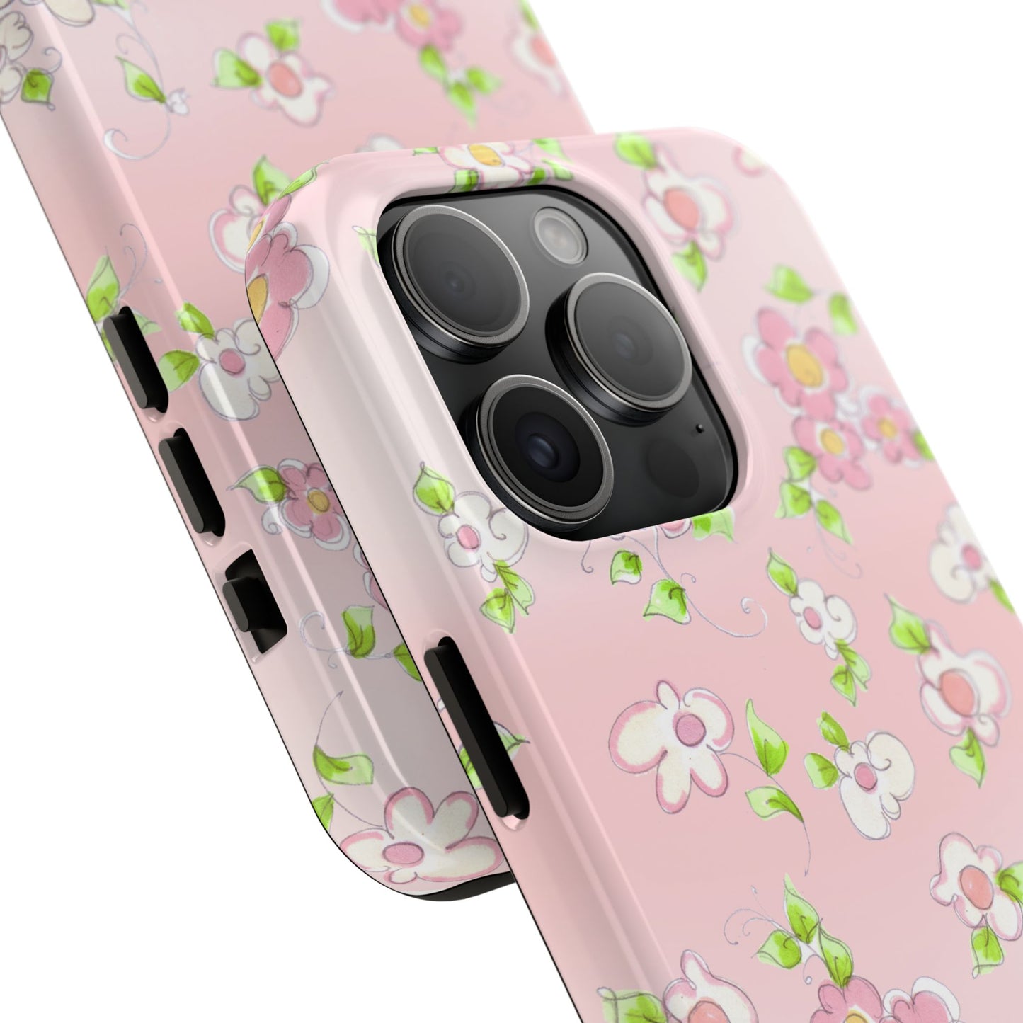 Precious Posies Pink Phone Case
