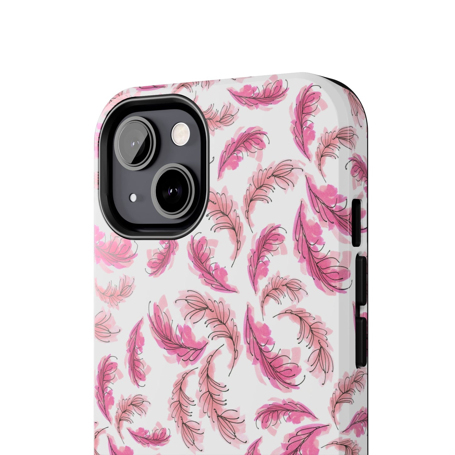 Flam Feathers White Phone Case