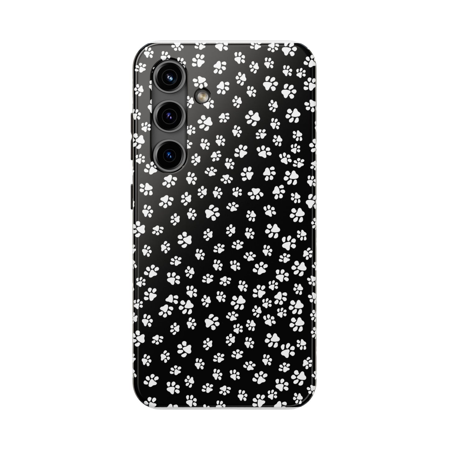 Little Paws Black / White Phone Case