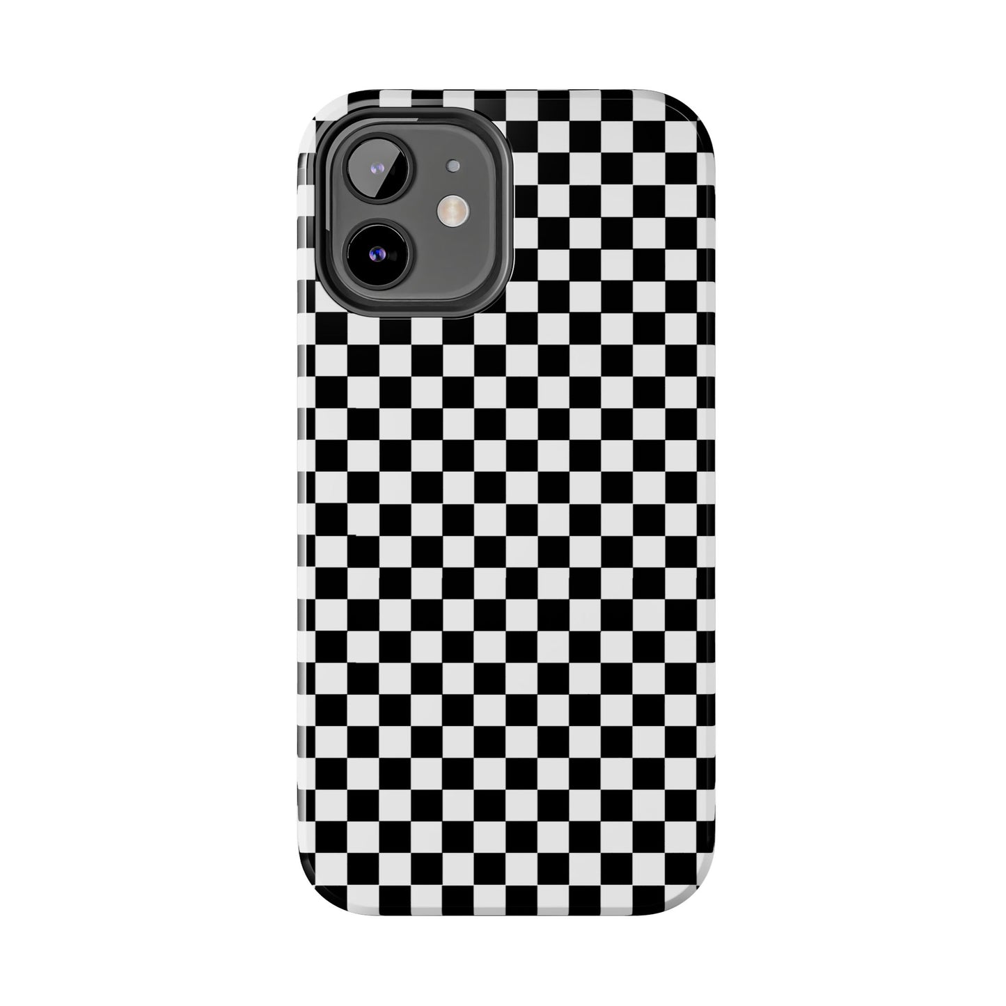 Checkerboard Black / White Phone Case