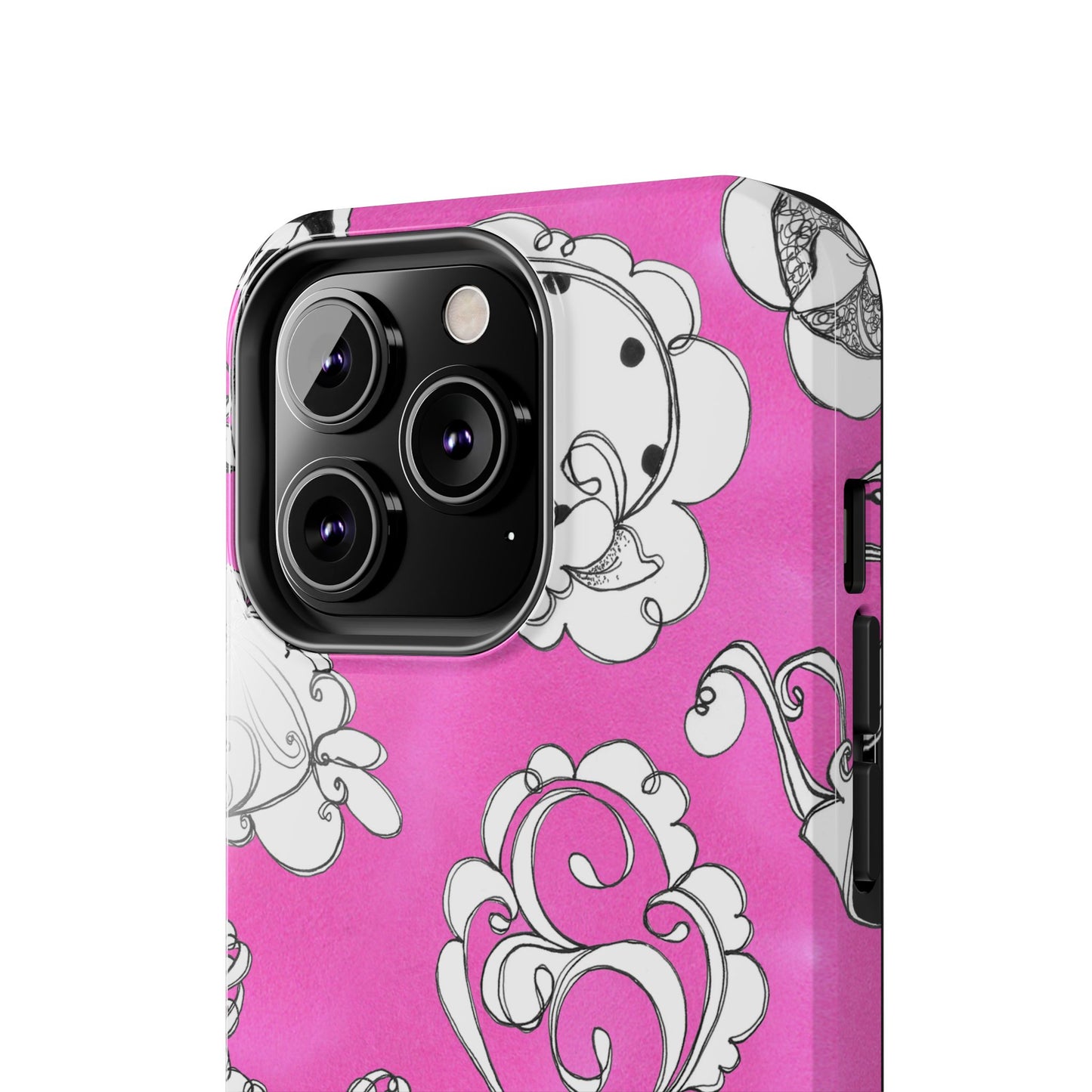 Bistro Chairs Pink Phone Case