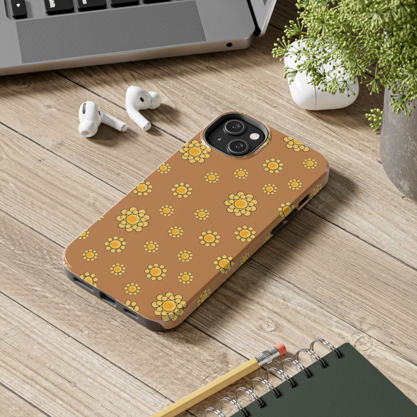 Bandana Dots Tan Phone Case