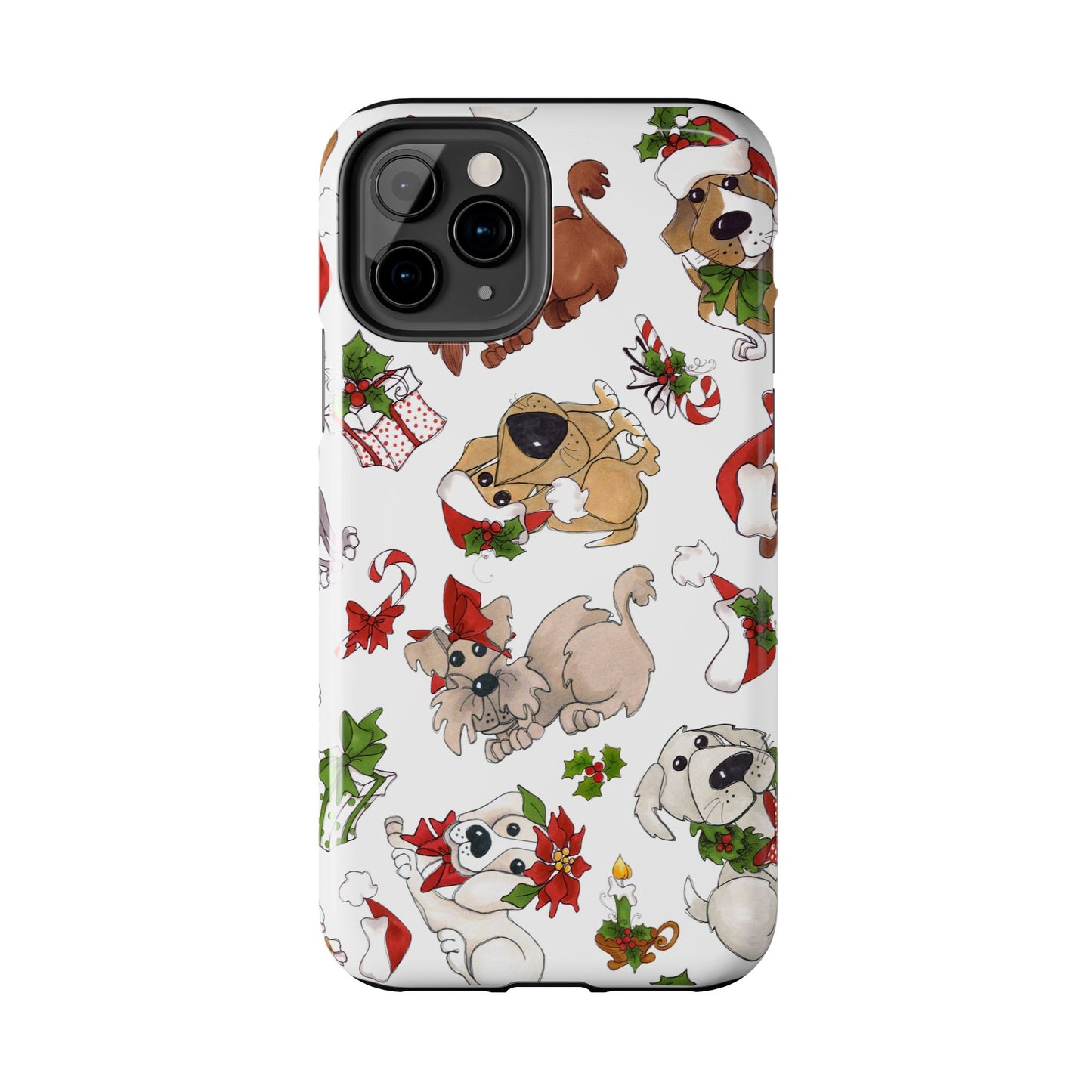 Doggie Toss White Phone Case