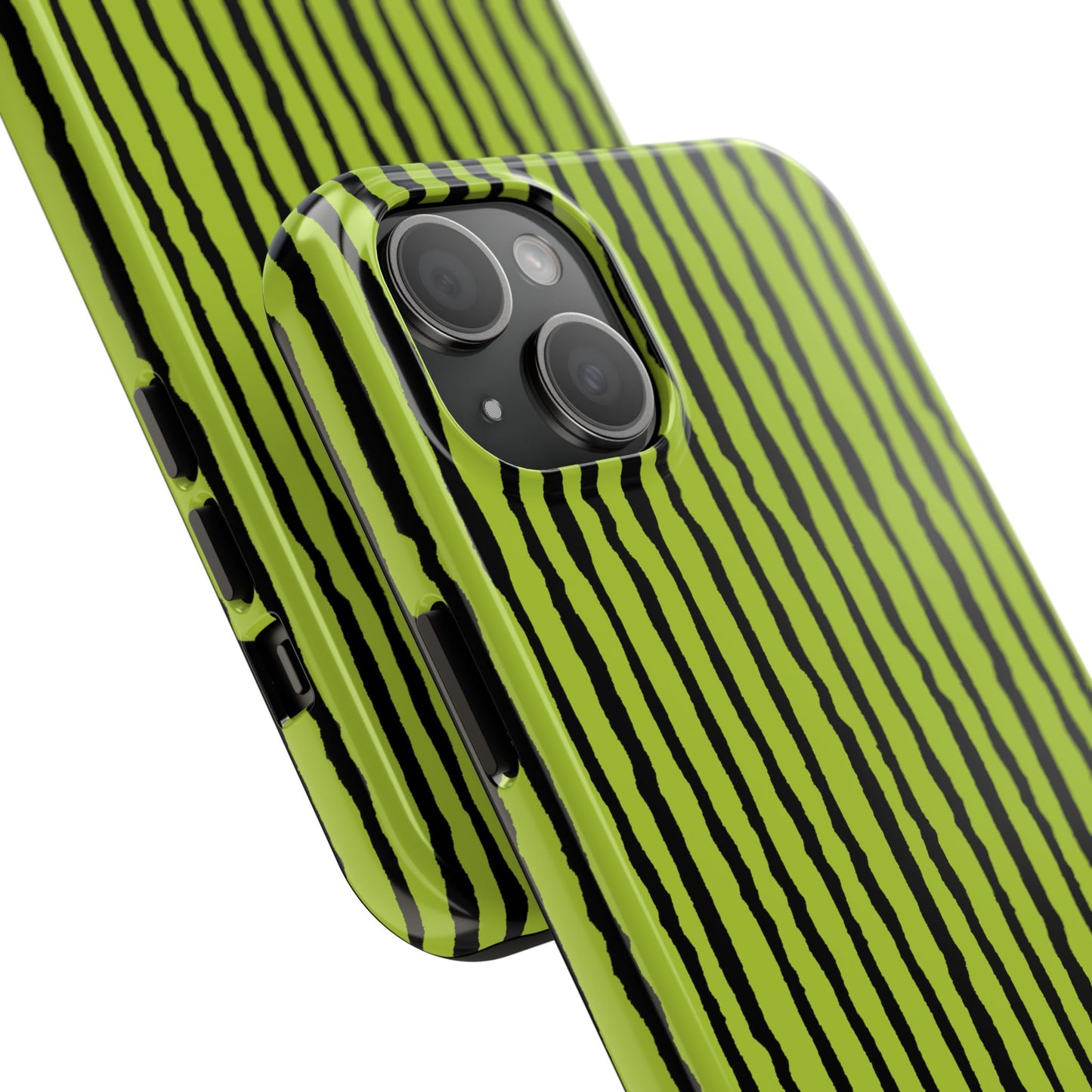 Sorta Stripe Green / Black Phone Case