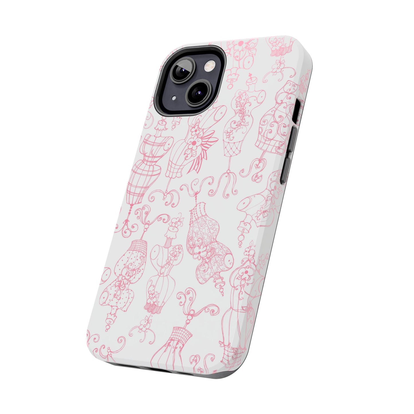 Mannequinique White / Pink Phone Case