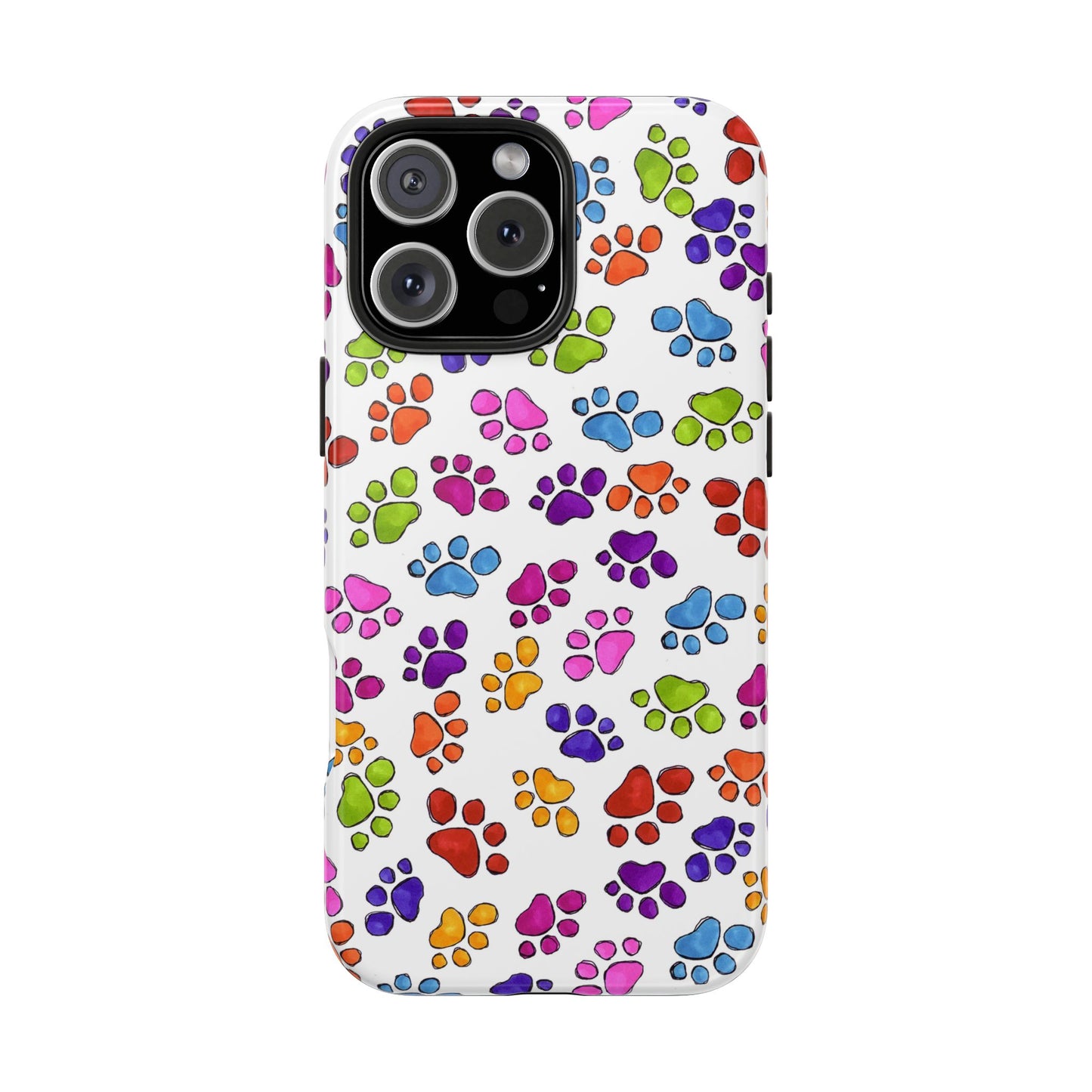 Fancy Paws White Phone Case