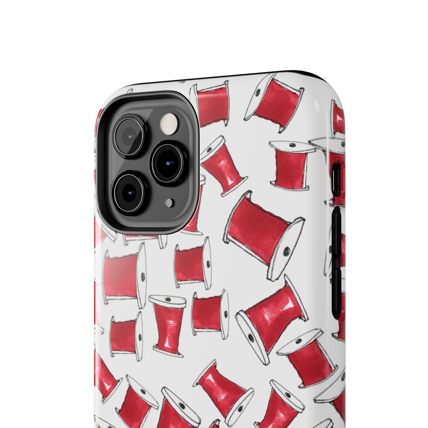 Red Thread White Phone Case