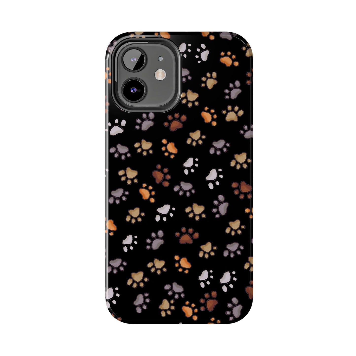 Puppy Paws Black Phone Case