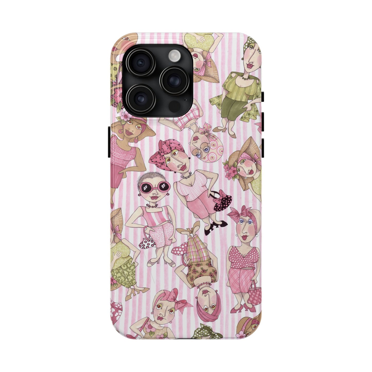 Tossed Ladies Pink Phone Case