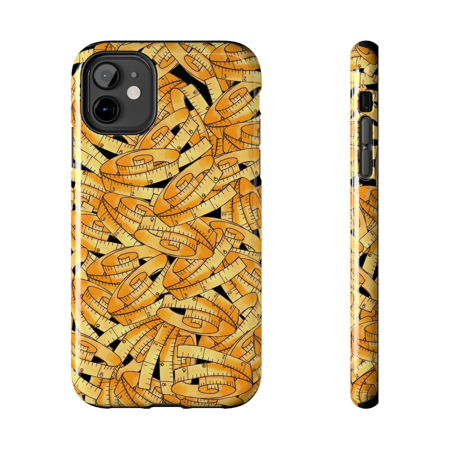 Tape Storm Black / Yellow Phone Case