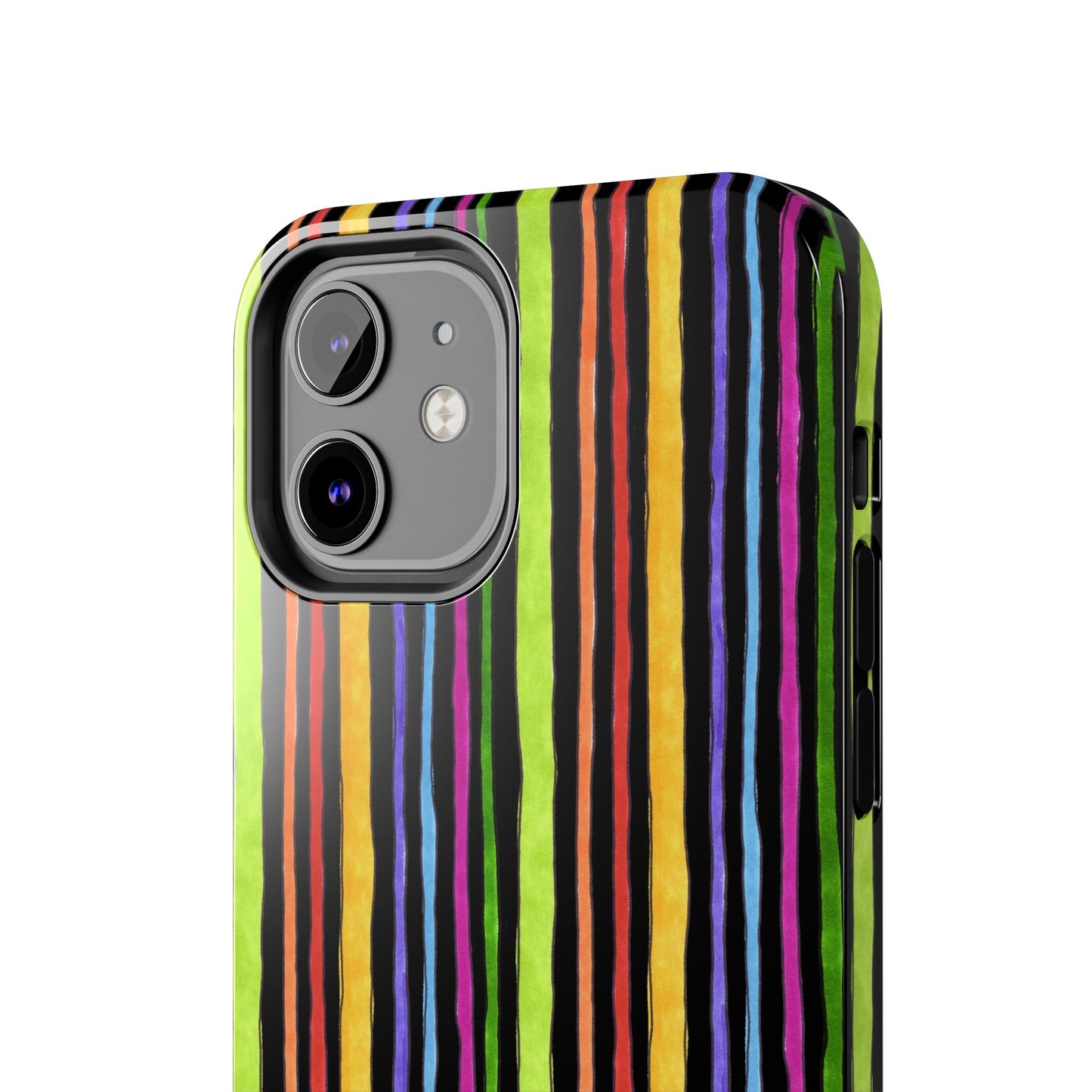 Stripe Fancy Black Phone Case