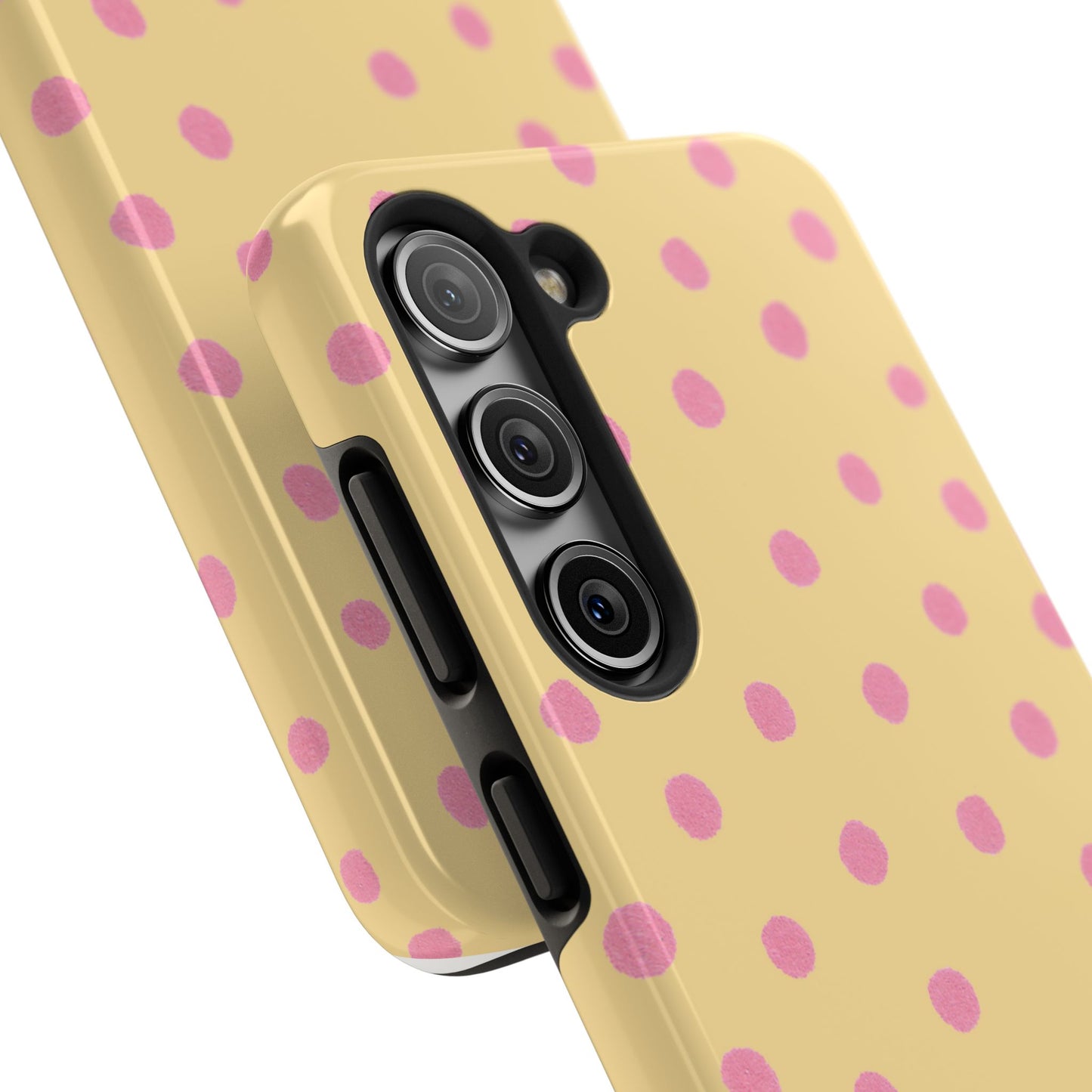 Medium Dots Sunshine / Pink Phone Case