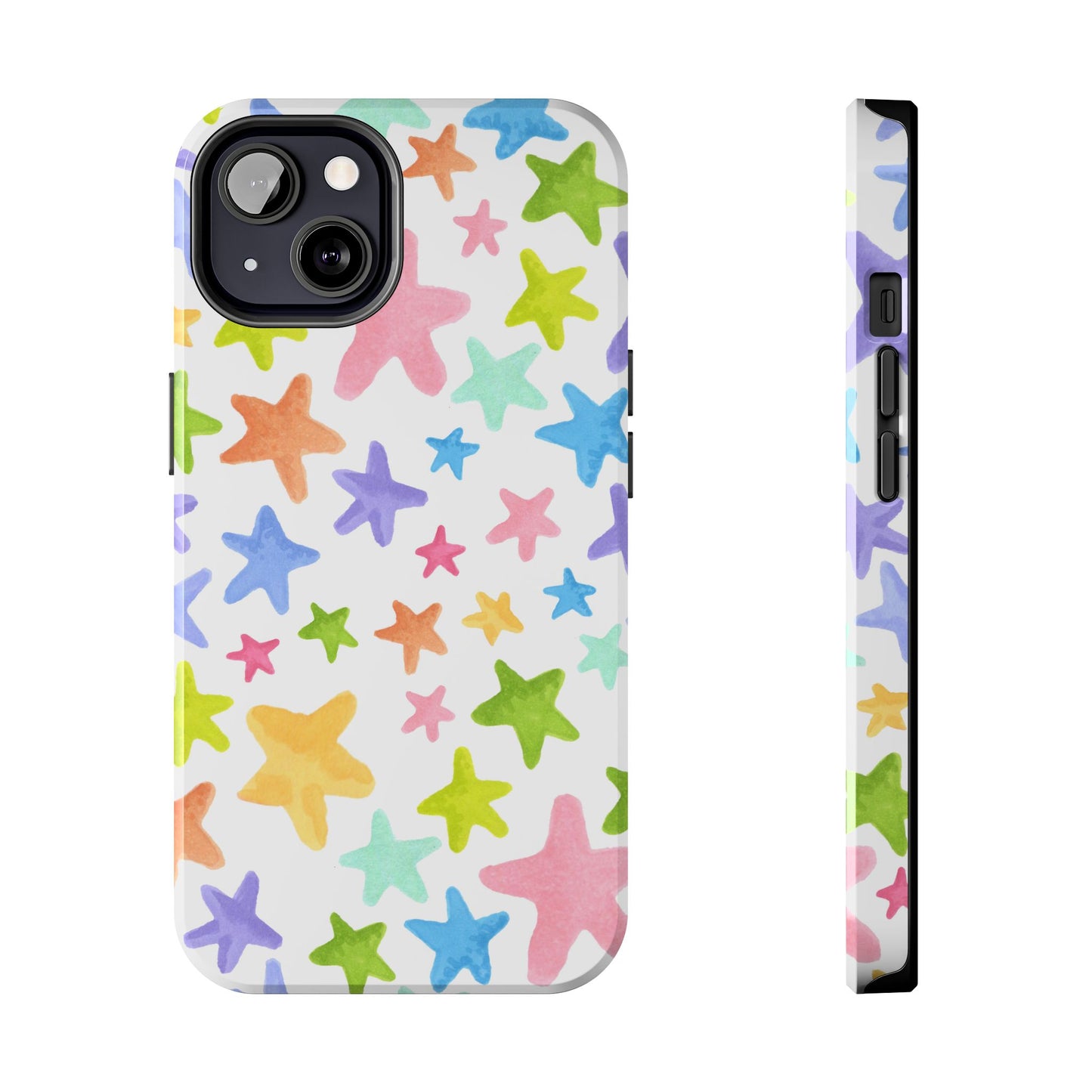 Happy Stars White Phone Case