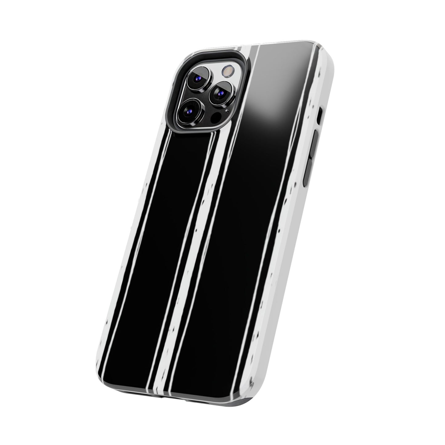 Black / White Stripe Phone Case