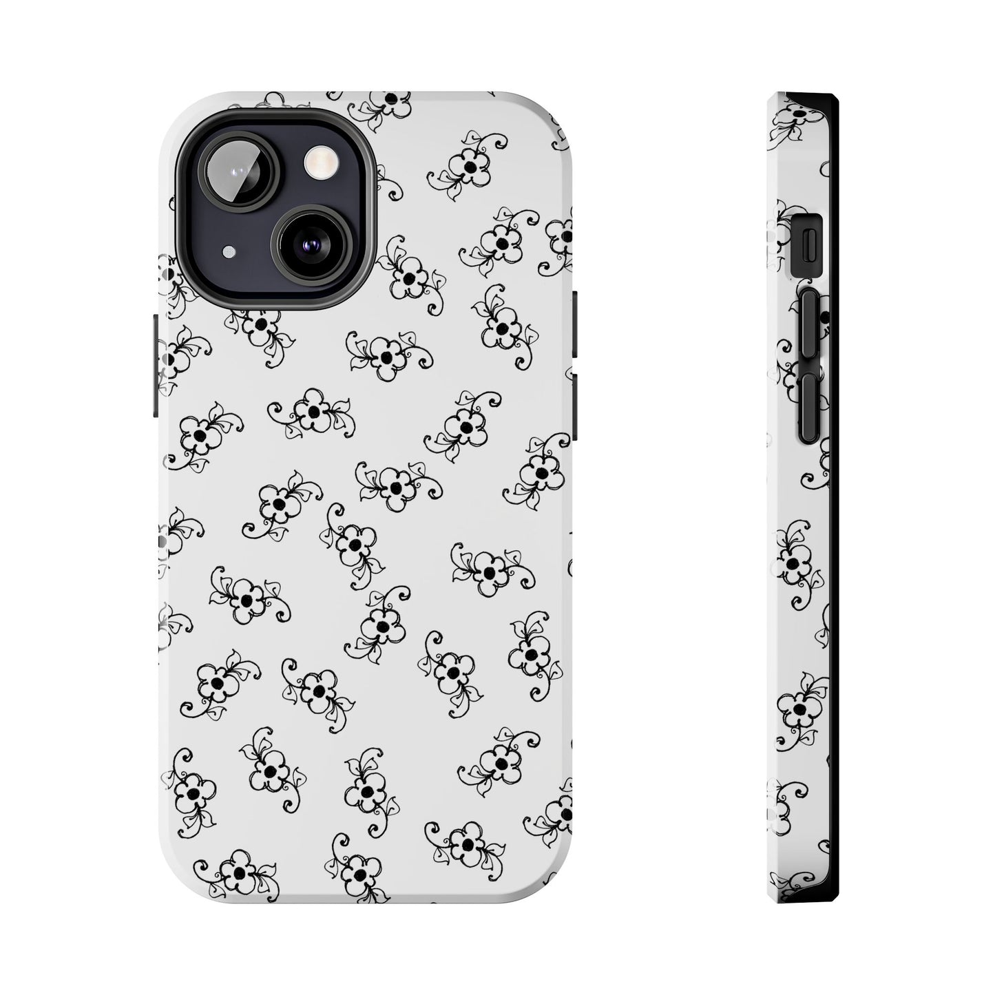 Favorite Daisies White / Black Phone Case