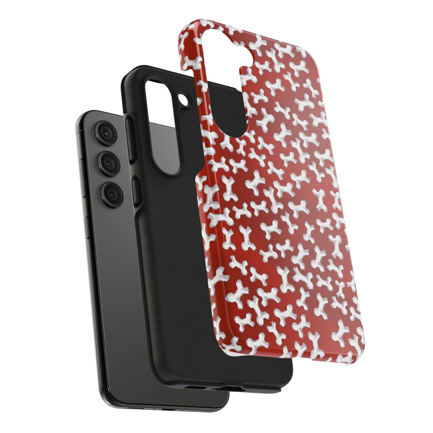 Bones a Lot Red Phone Case