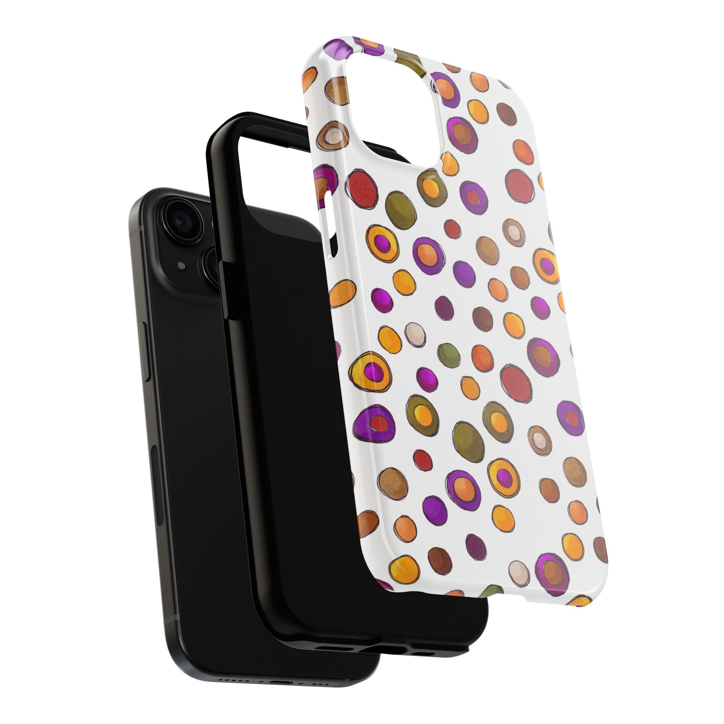 Sesame Dot White Phone Case