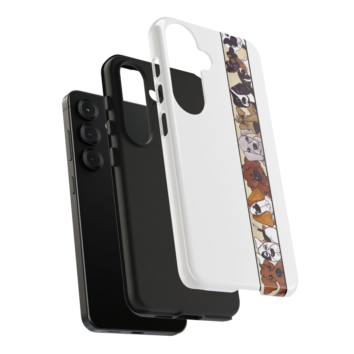 Doggie Delight Border Phone Case