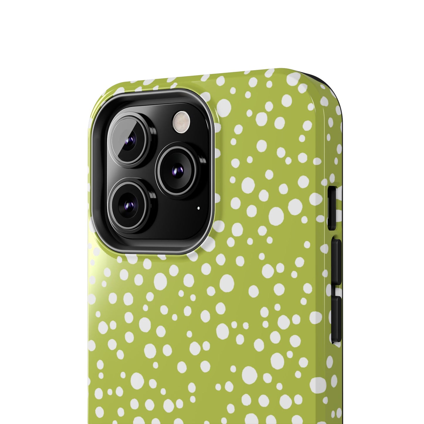 Balloon Dots Green / White Phone Case